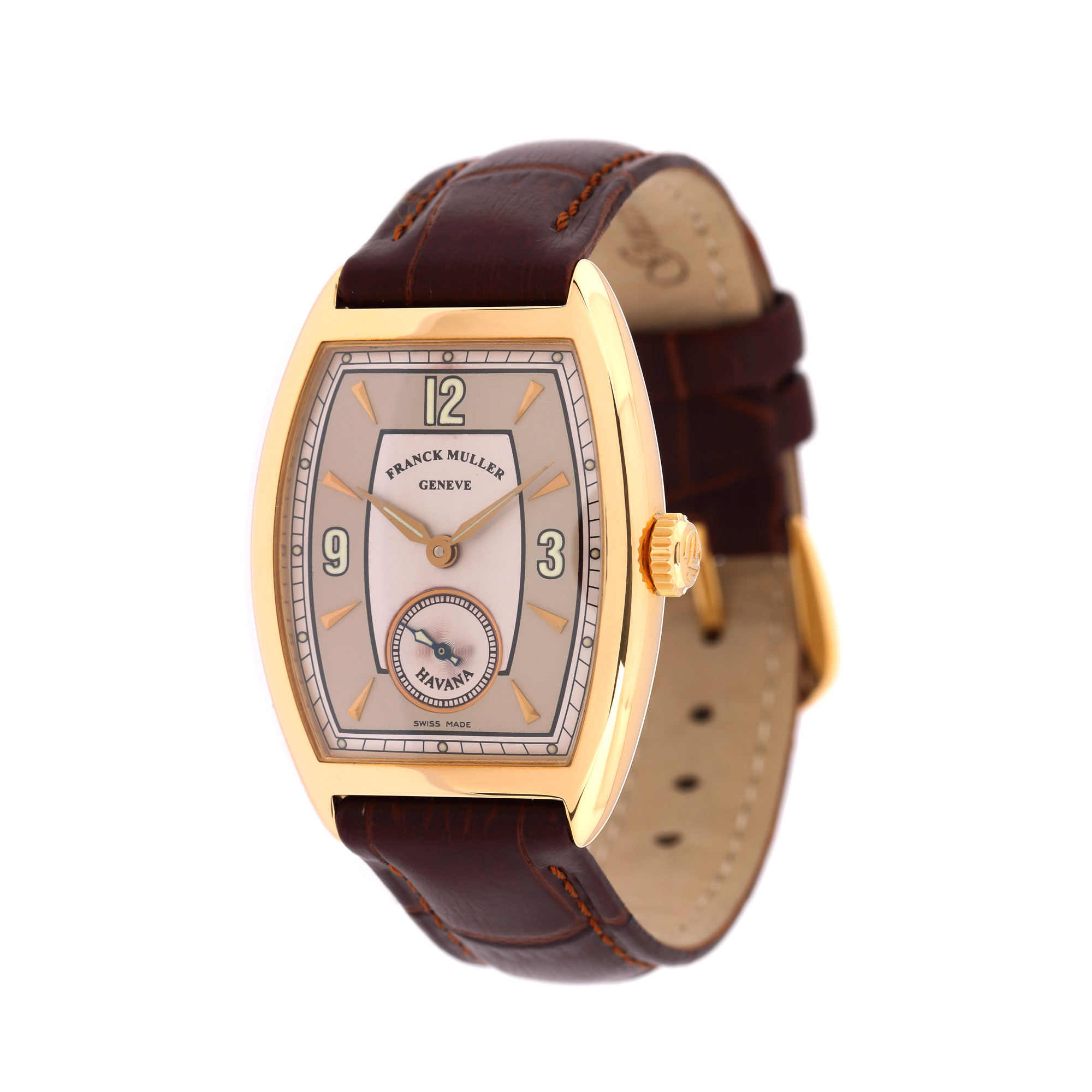 Ceas Franck Muller Master of Complication Havana, din aur, de mână, bărbătesc, însoțit de certificat de autenticitate