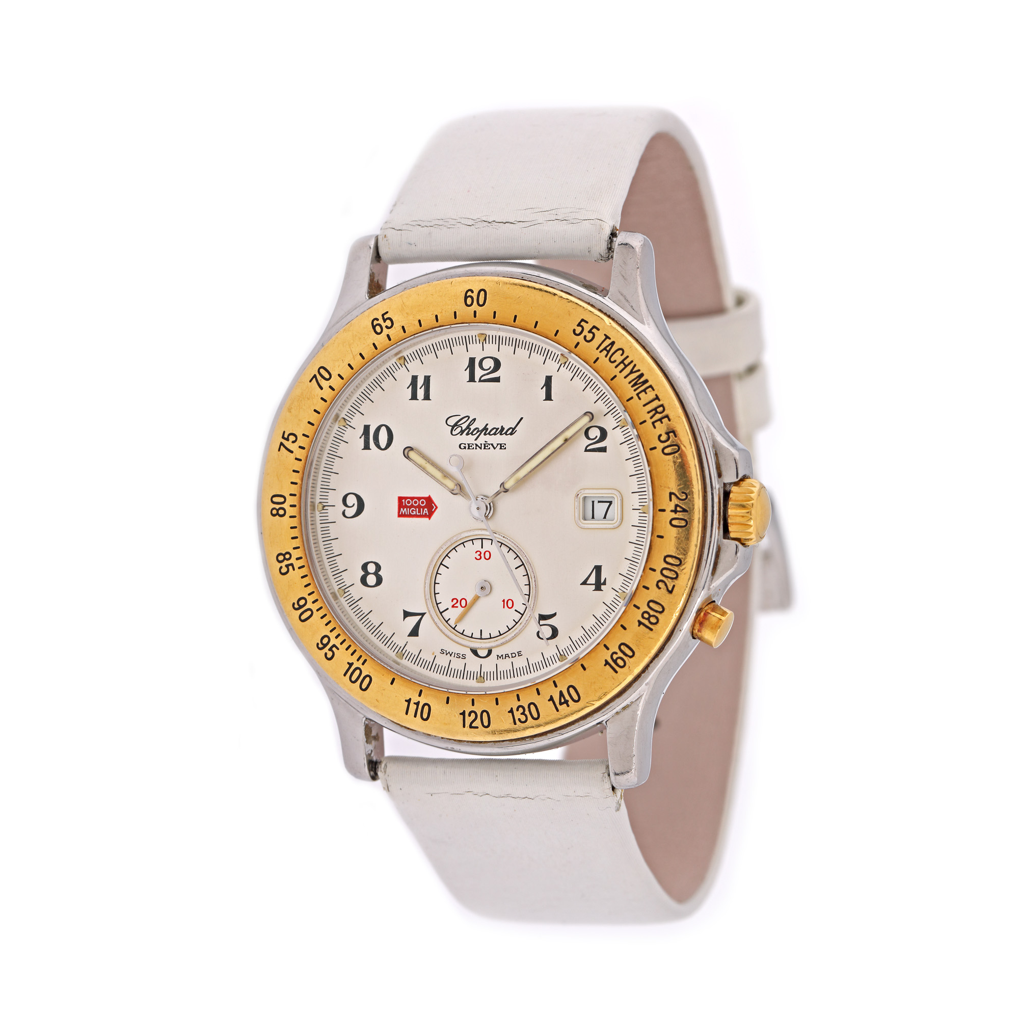 Ceas Chopard Mille Miglia, de mână, bărbătesc, cu bezel din aur, ediție limitată 16/8202