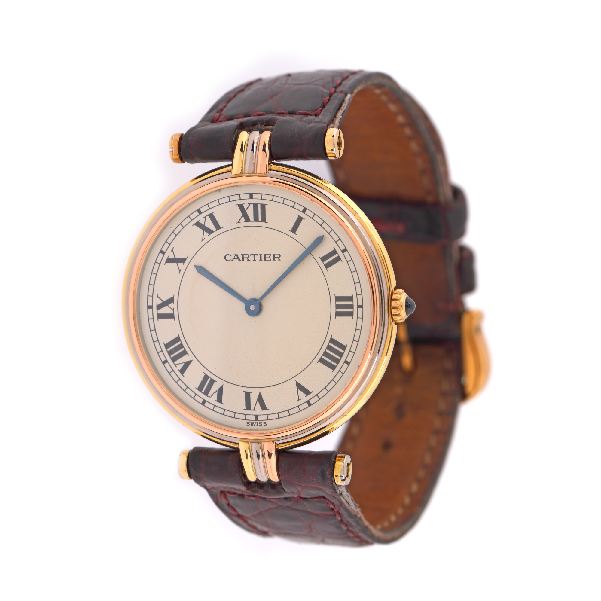 Ceas Cartier Trinity, din aur, de mână, de damă