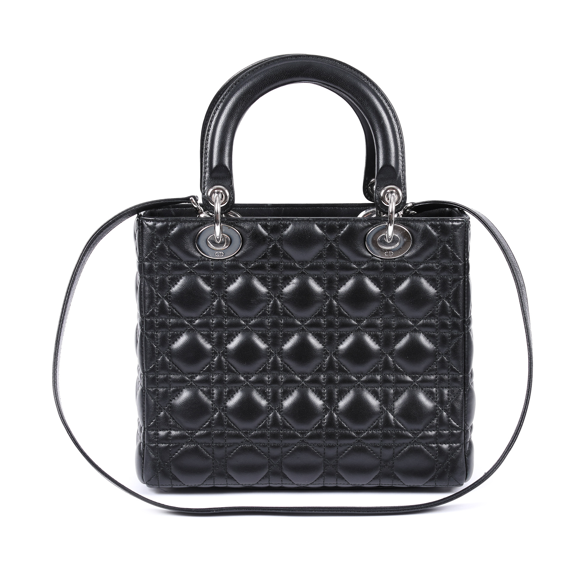 Geantă Lady Dior, din piele, însoțită de cutia originală