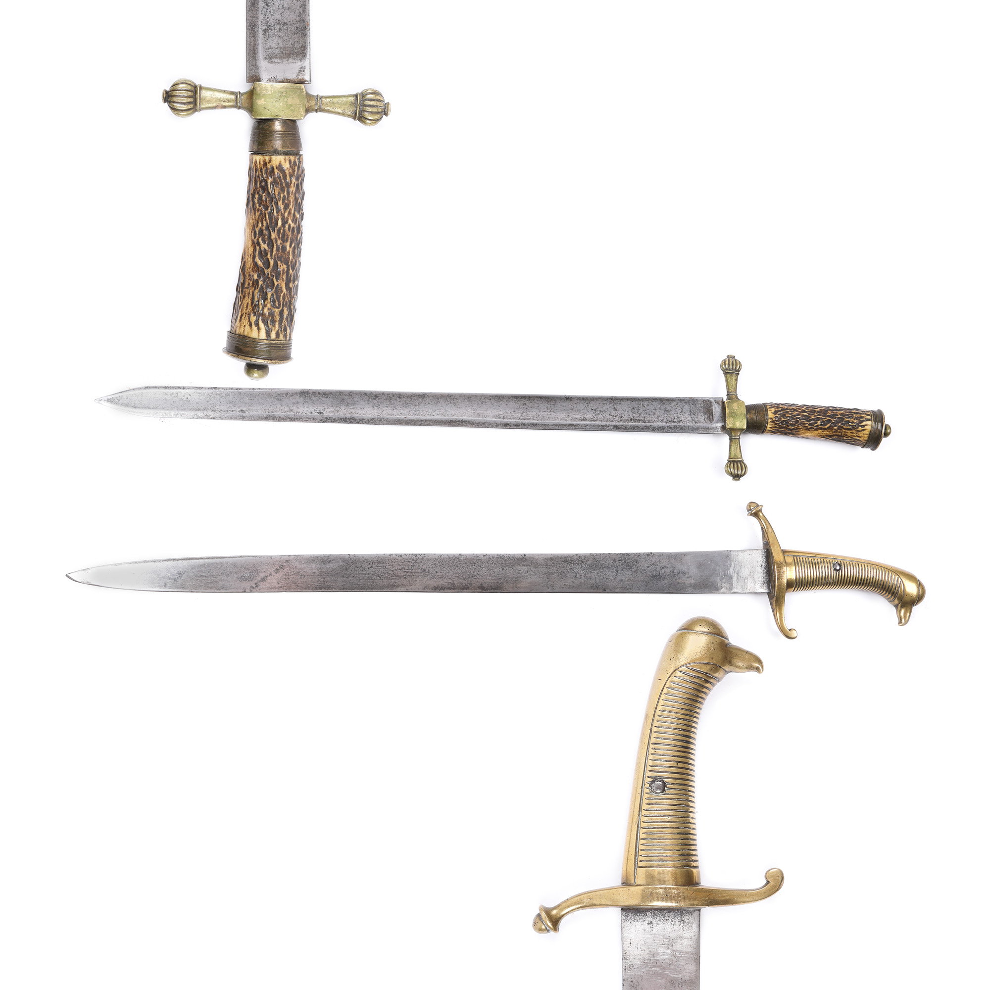Two short swords, probably Germany, late 19th century