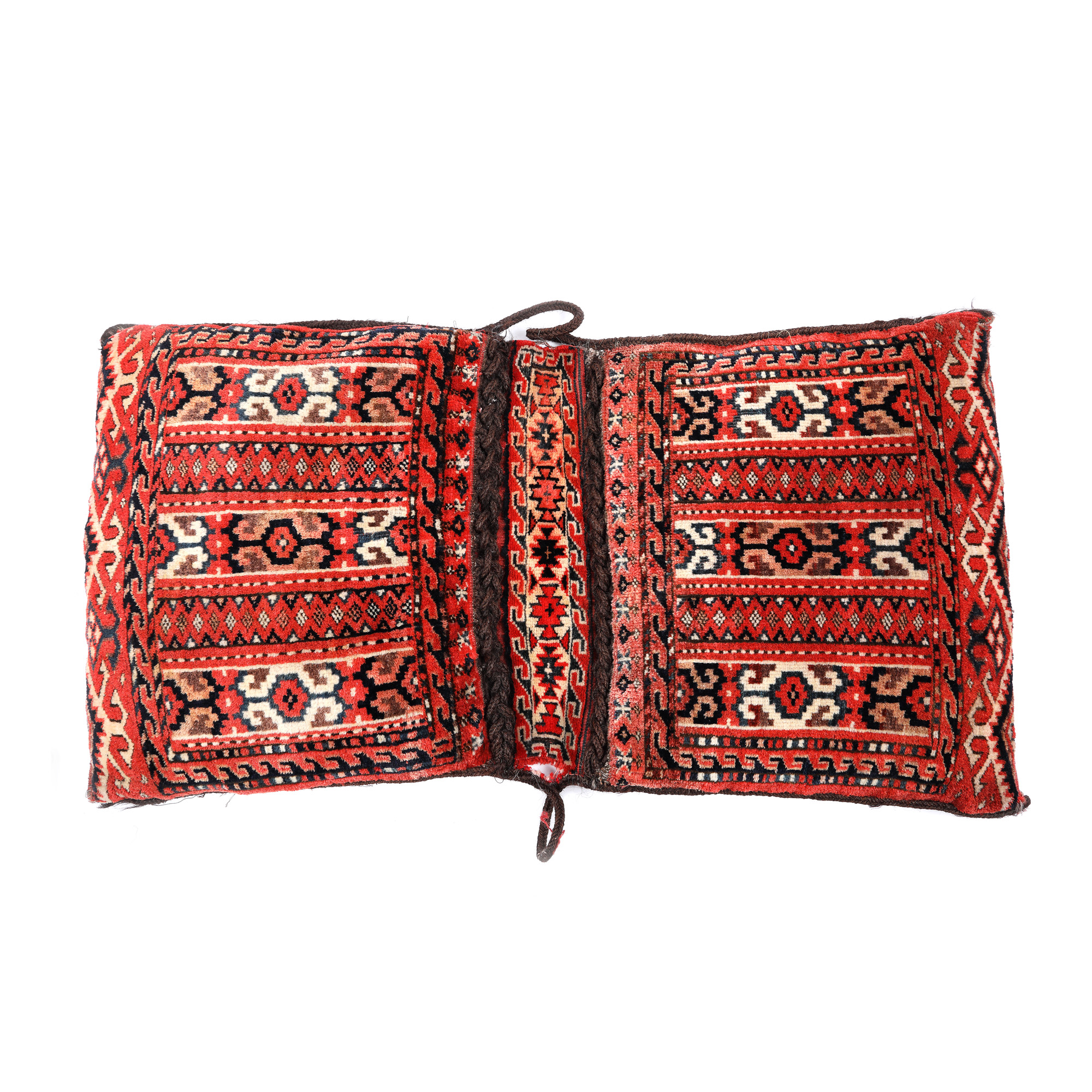 Wool khorjin (bag), Turkmenistan, second half of the 19th century