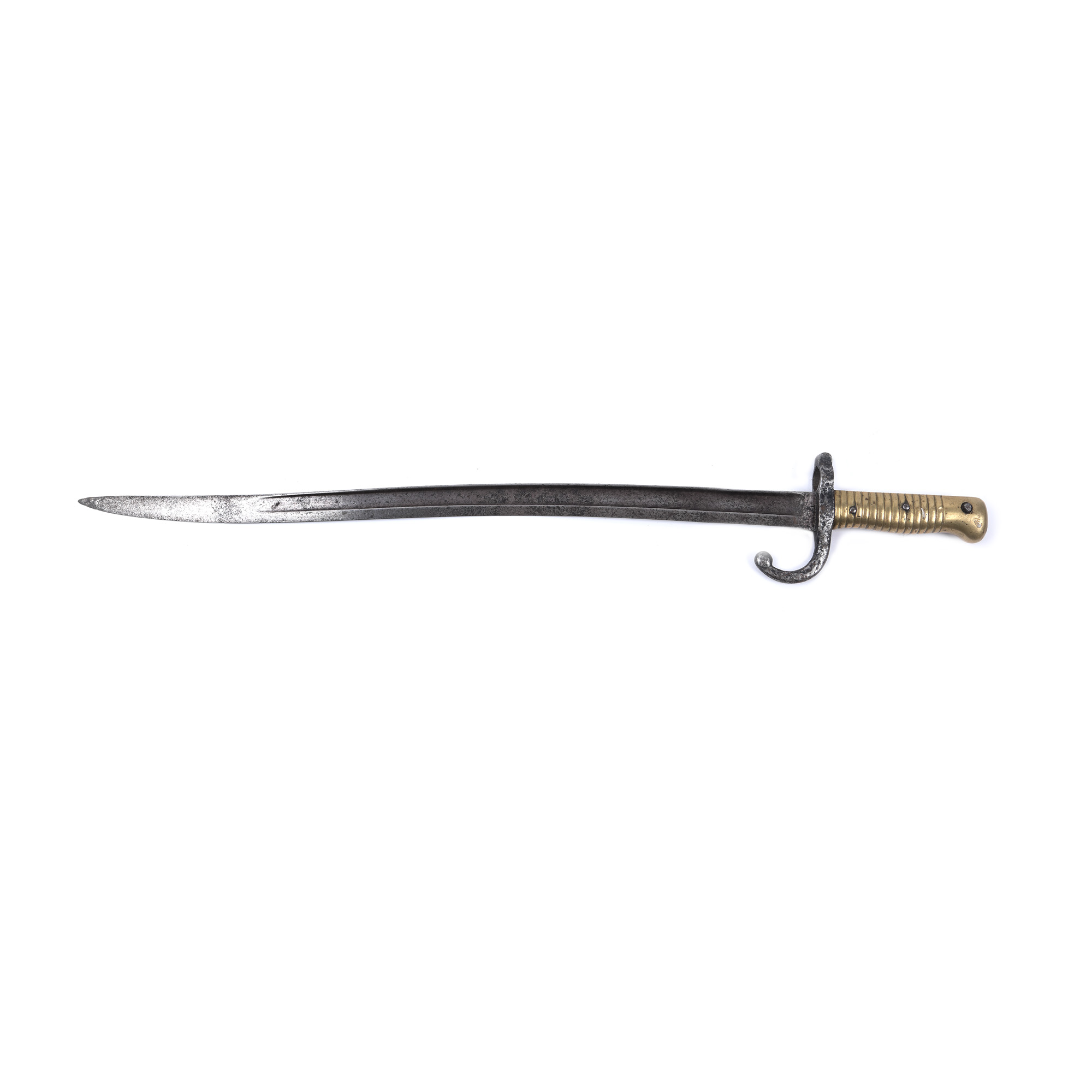 French yatagan bayonet, for Chassepot rifle, France, second half of the 19th century