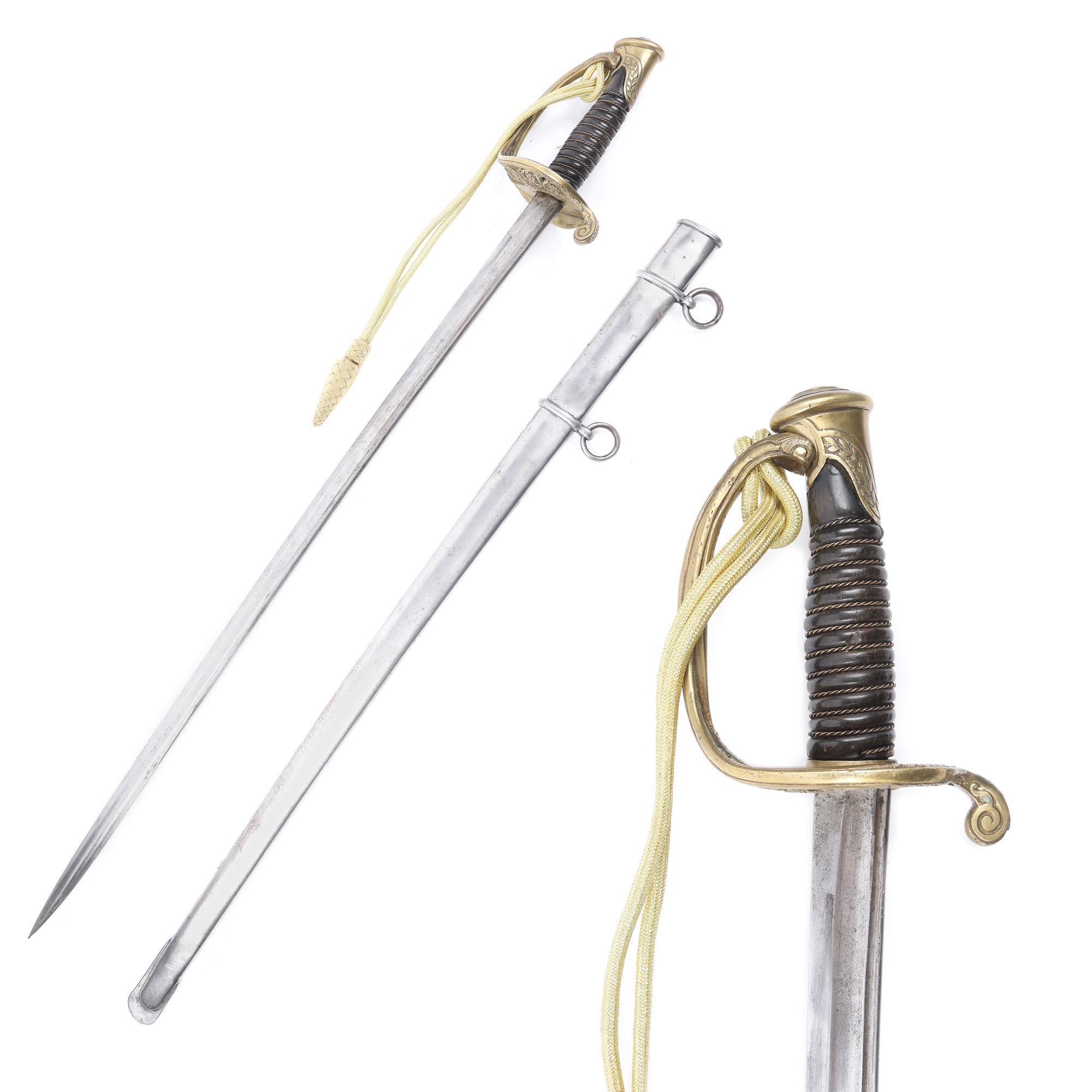 Infantry officer's sword, with sheath, model 1845/55, France, mid-19th century