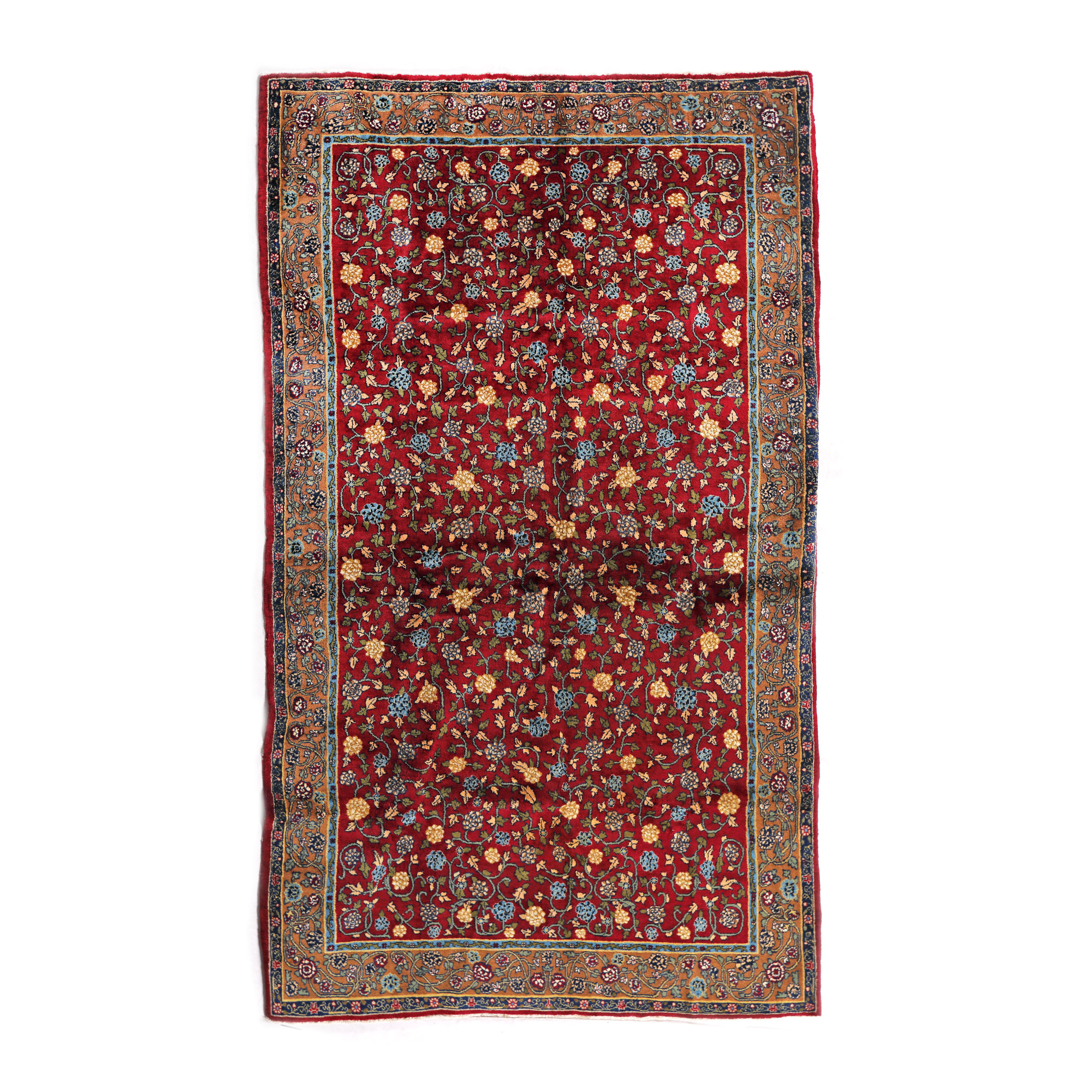 Tabriz wool rug, decorated with floral motifs, Iran
