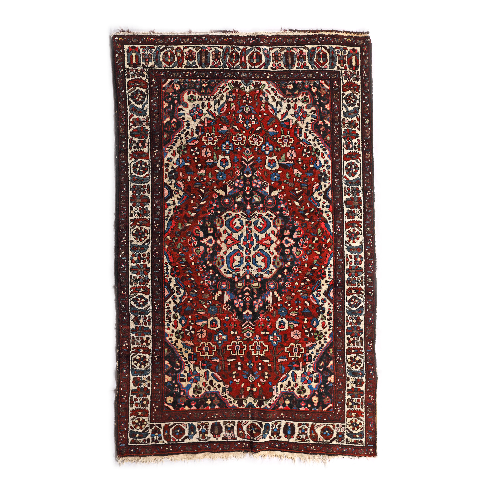 Tabriz wool rug, decorated with medallions and floral motifs specific to the area, Iran