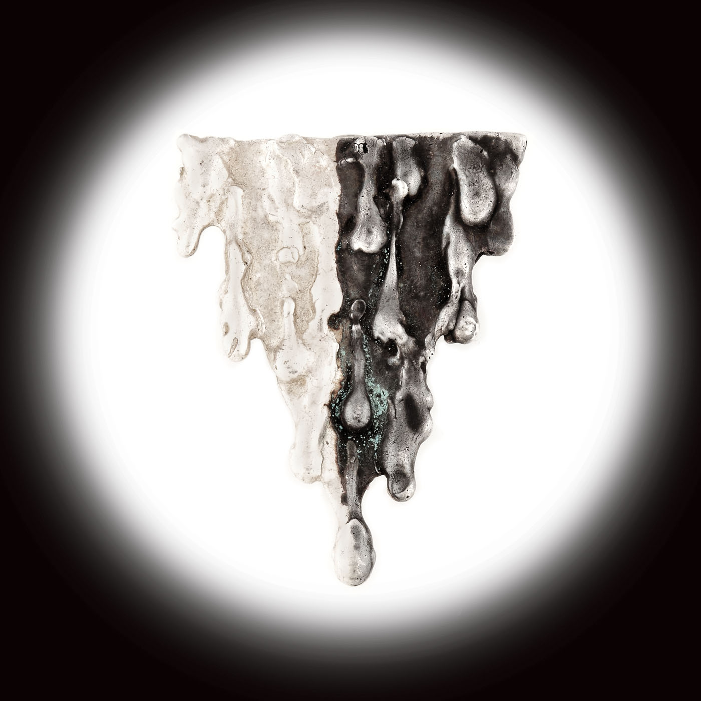 "Congratulations!" - Anamaria Dobraș silver pin, Aqua collection