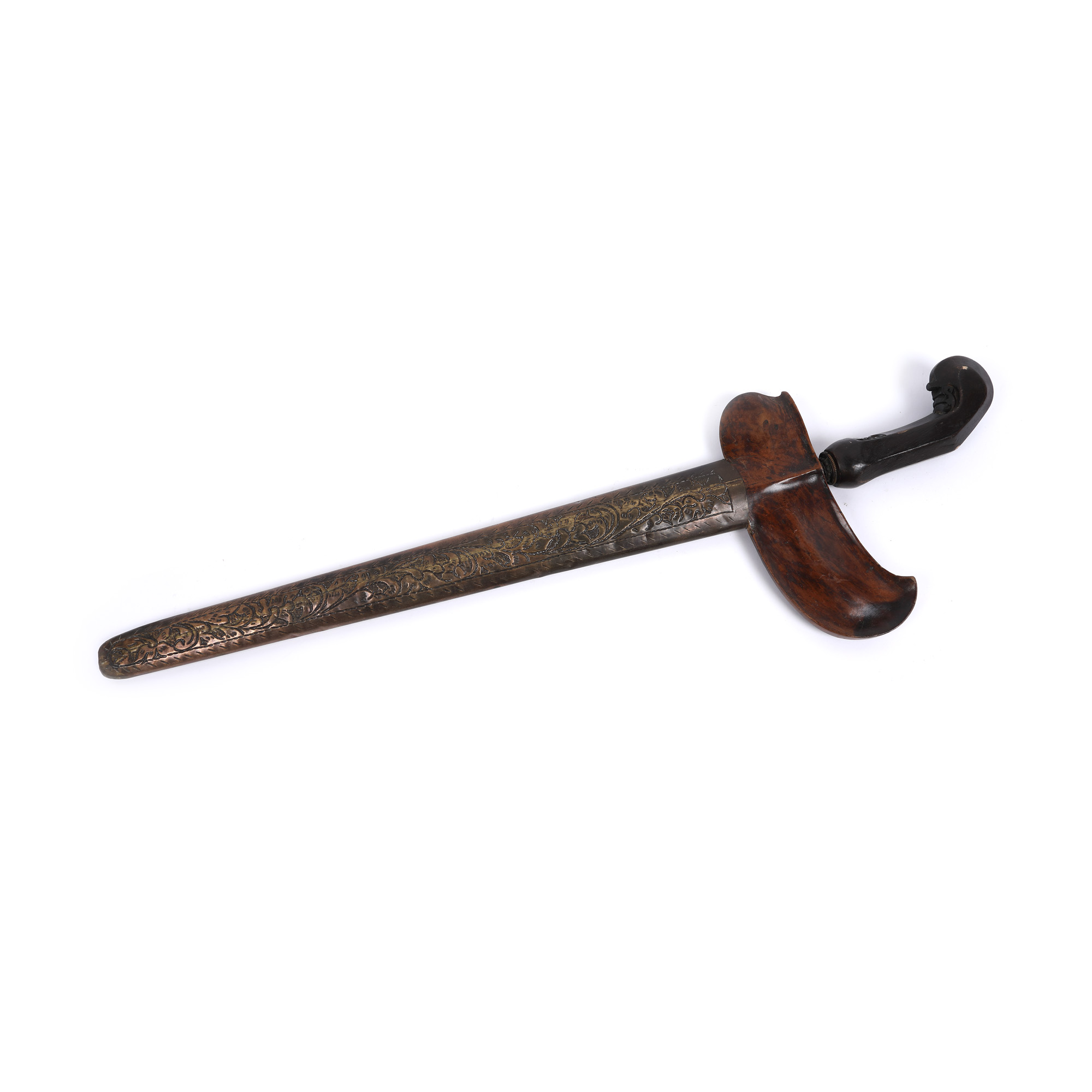 Kris dagger, with sheath, Bali, Indonesia, end of the 19th century