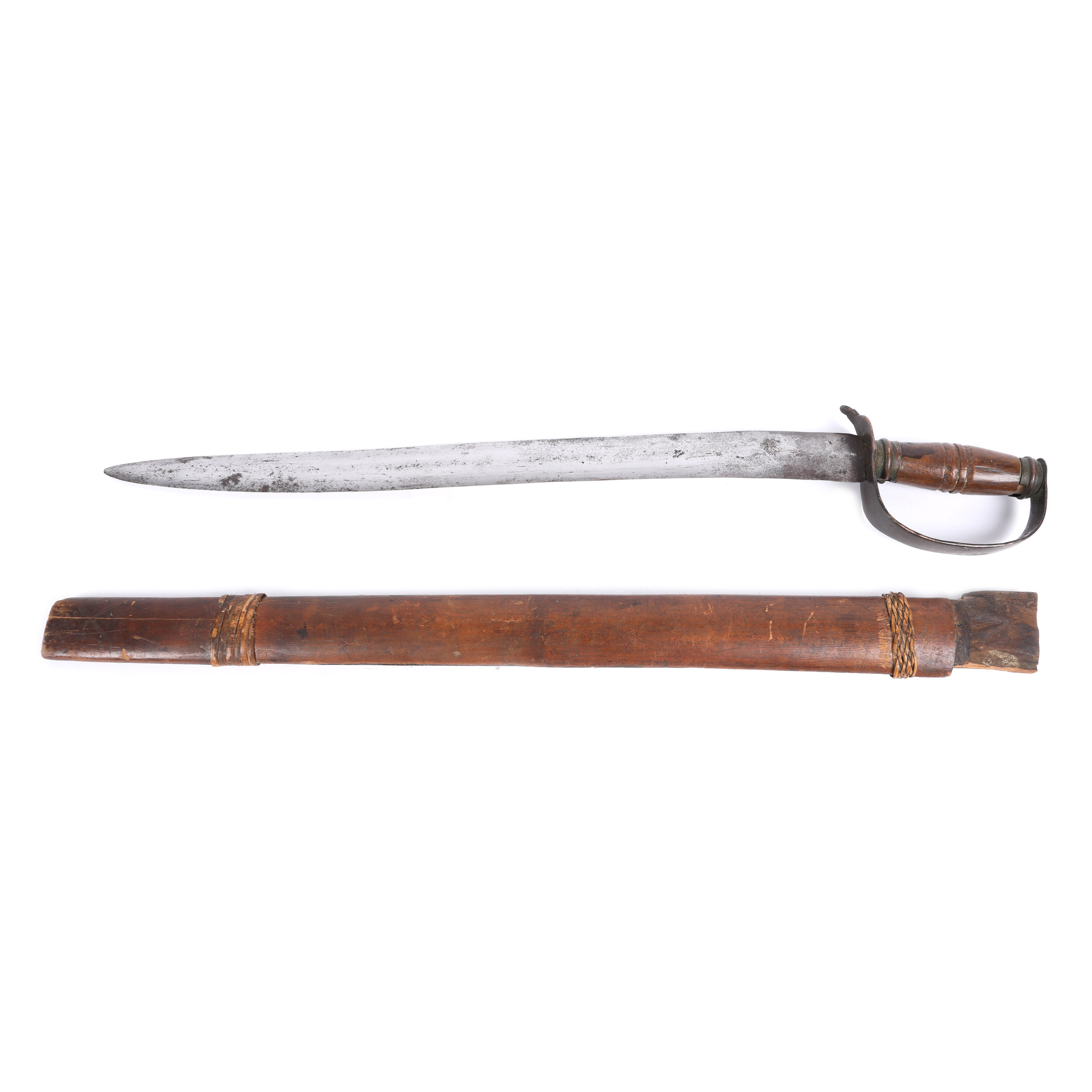 Short boarding sword, with sheath, Malaysia, mid-19th century
