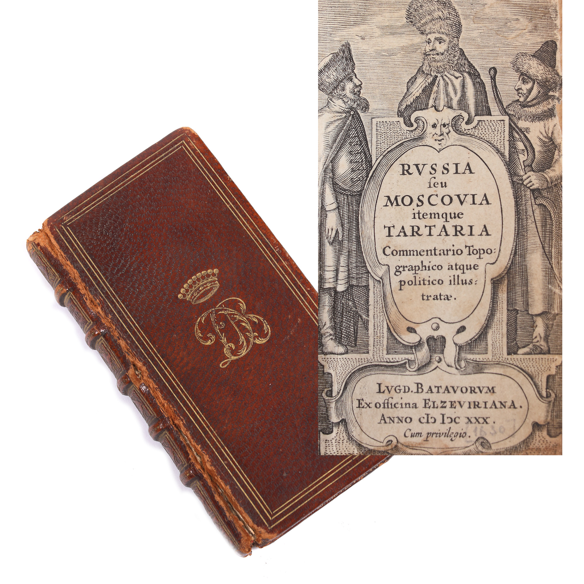 ”Rusia sau Moscovia, precum și Tartaria”, editată de Elzevier, ediție princeps, Leiden, 1630, de colecție