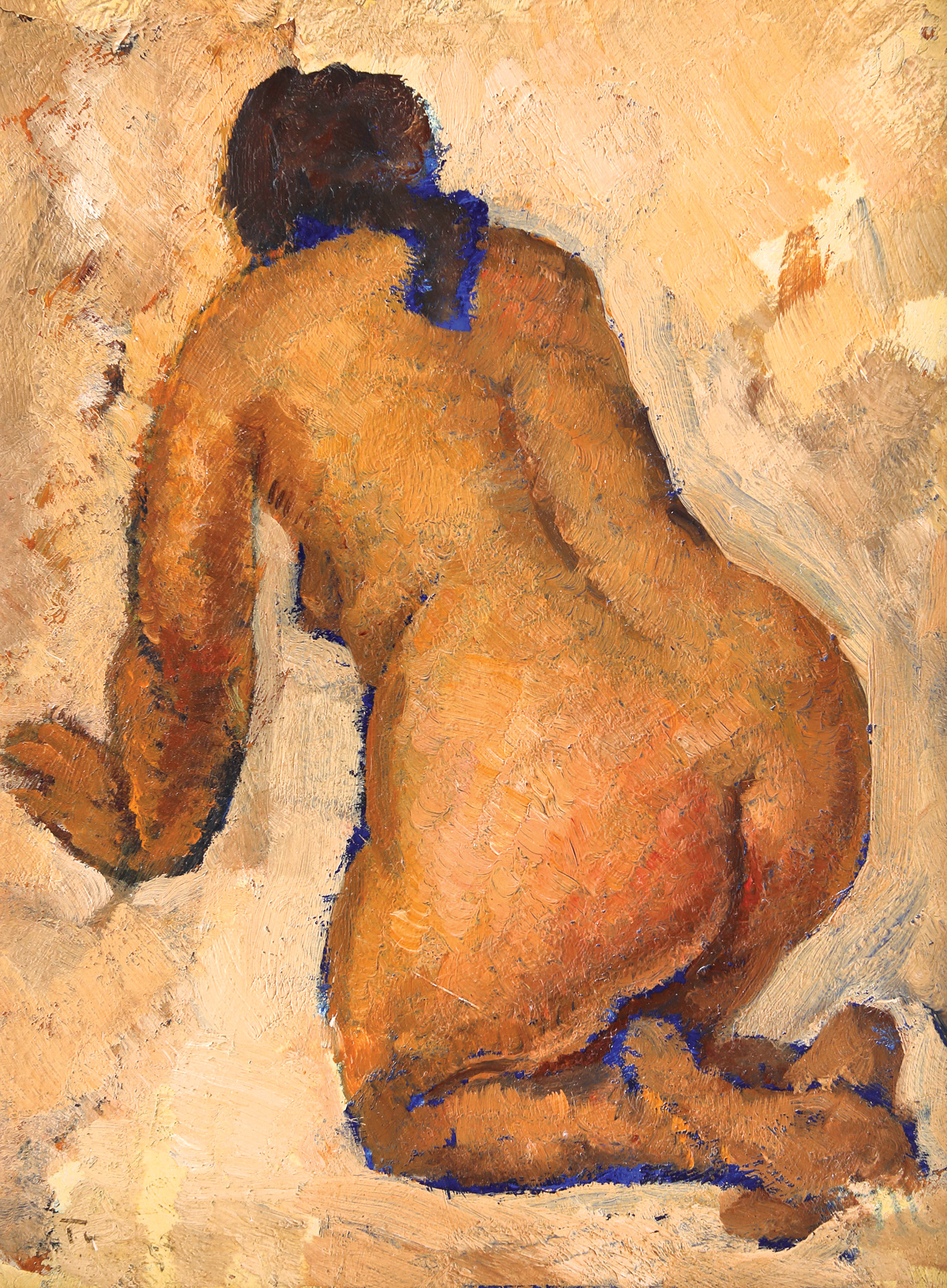 Nud cu spatele