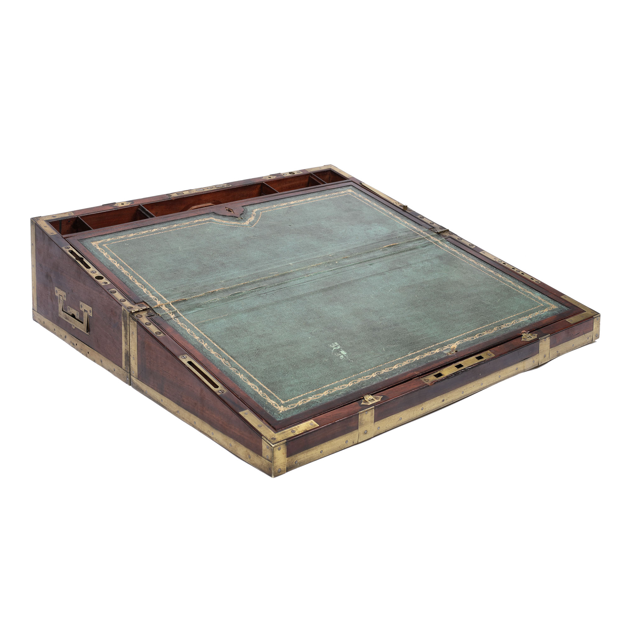 Secretaire miniatural pentru călătorii, a aparținut doctorului Charles Dalston Nevinson, Marea Britanie, începutul sec. XIX