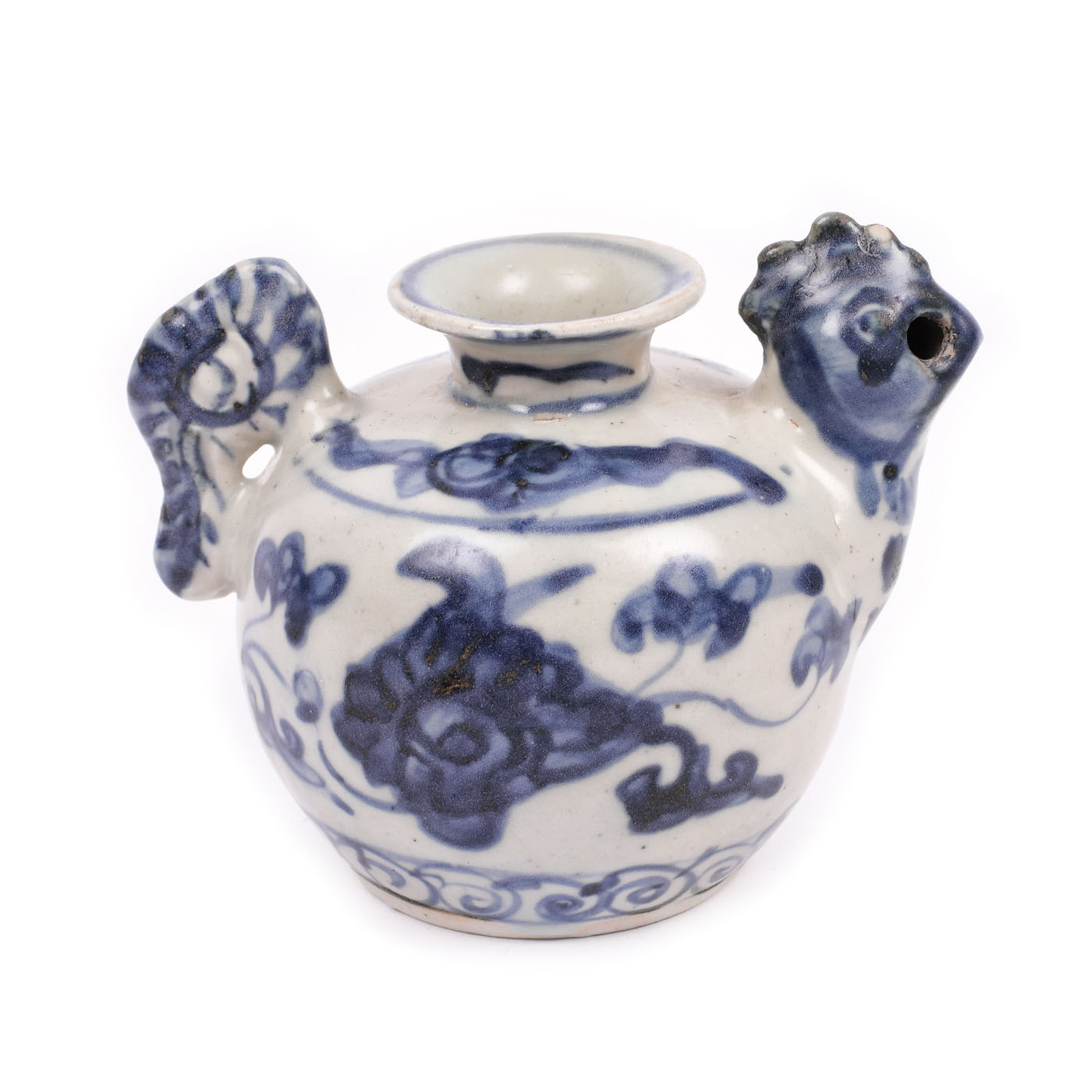 Porcelain bowl in the shape of a rooster  the Ming dynasty period, China, the 17th century 