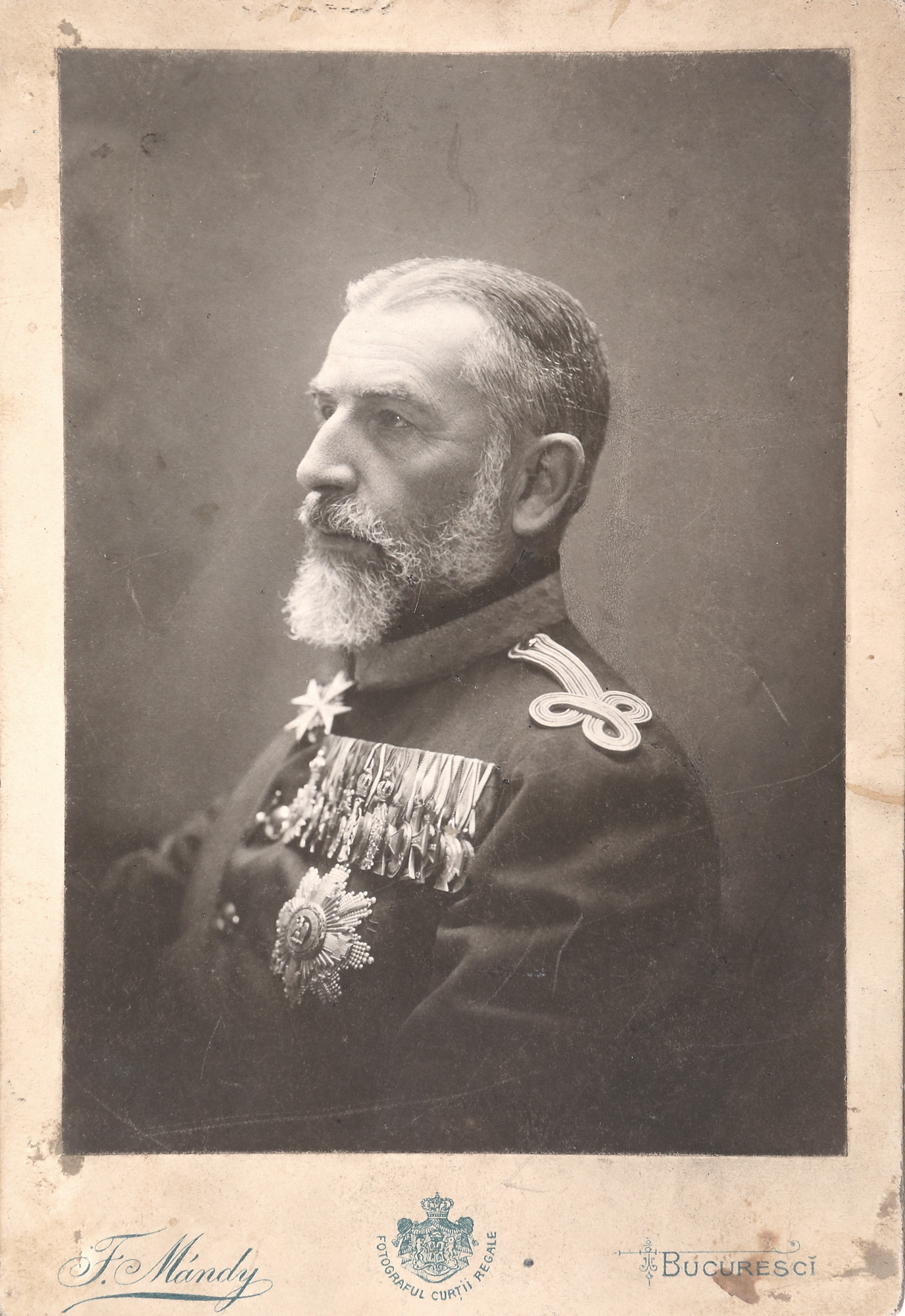 King Carol I, Bucharest, around 1910, photograph, rare collection item