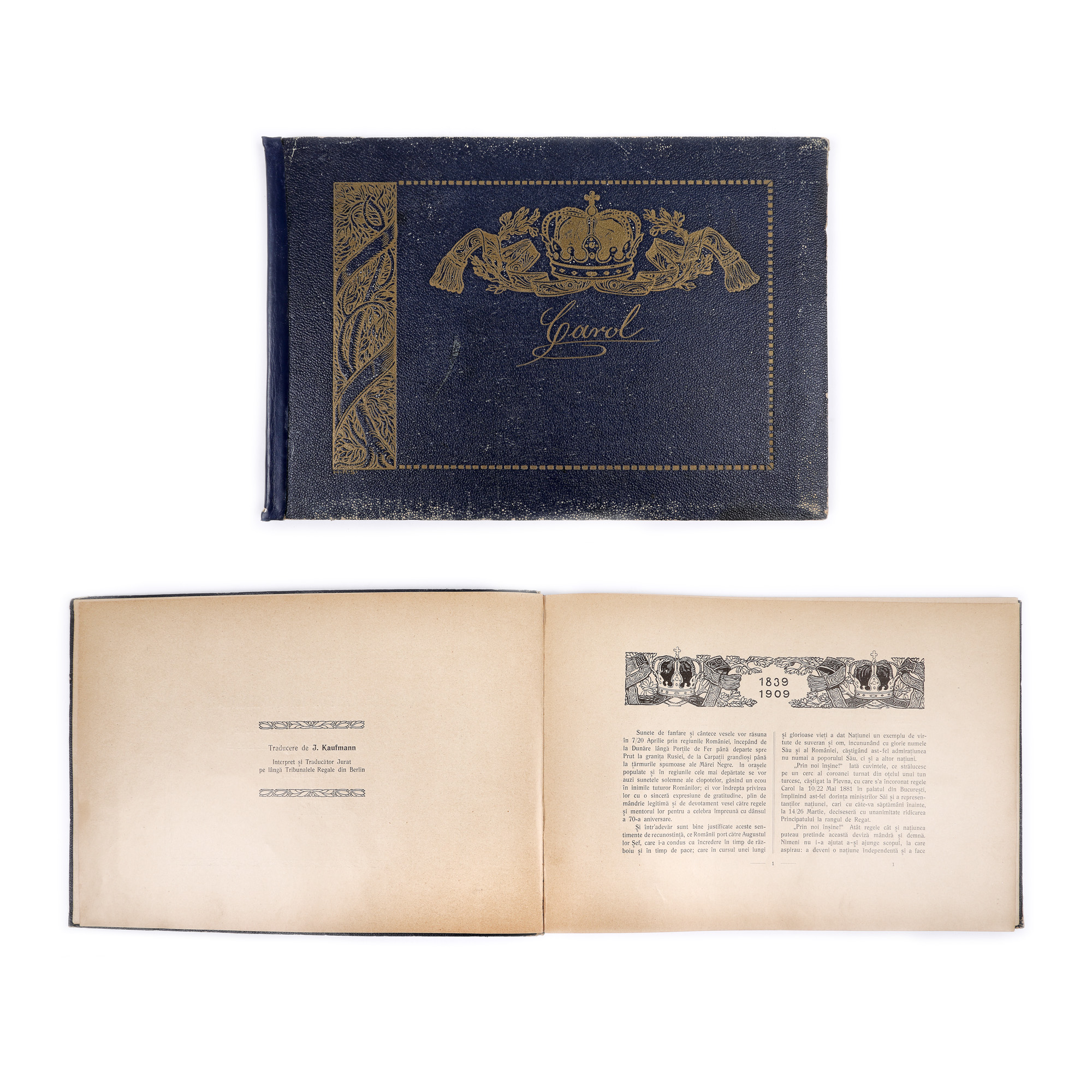 ”Regele Carol al României”, de Paul Lindenberg, tradus de Jonas Kaufmann, Leipzig, 1909