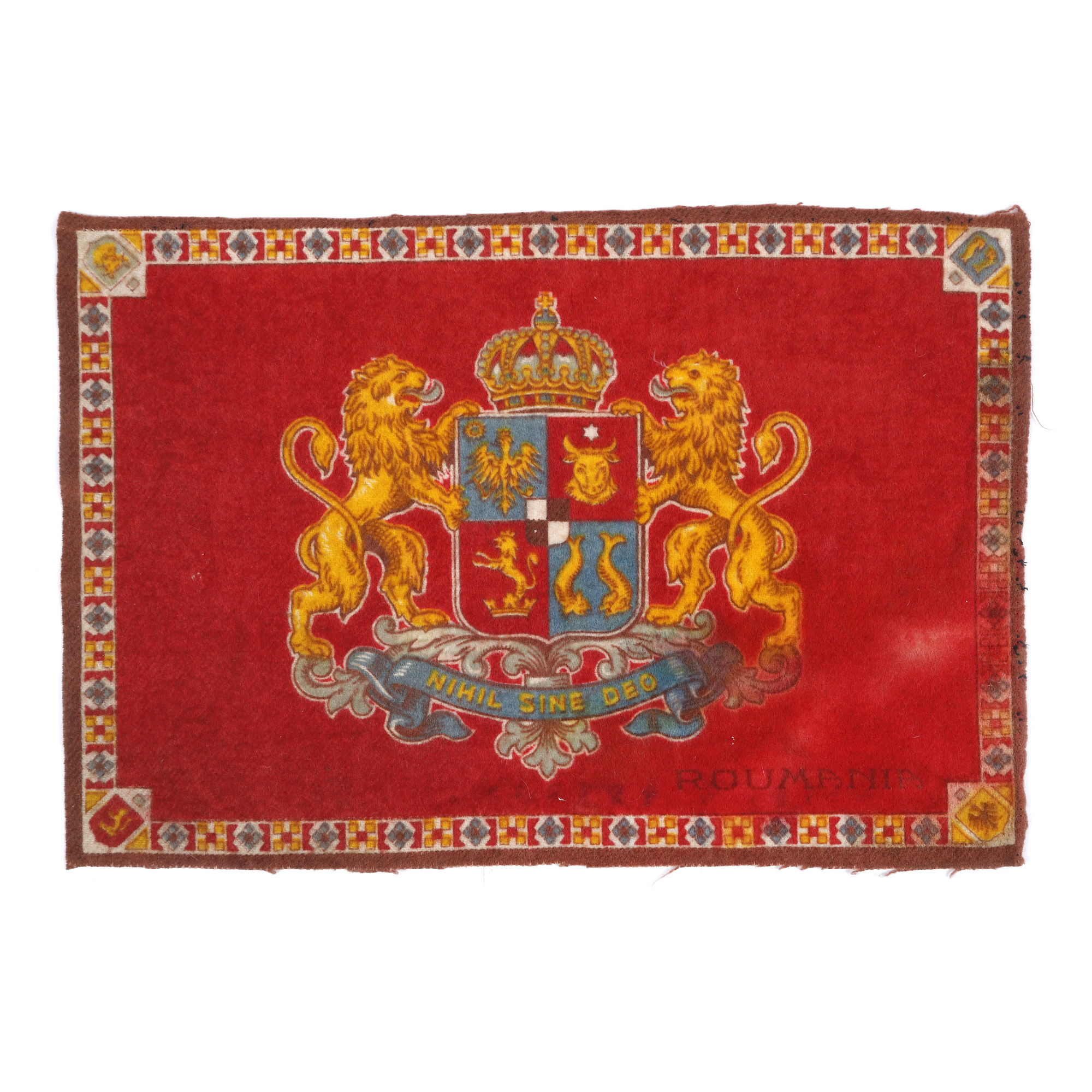 Stema Regatului României în vremea Regelui Carol I, cca. 1910