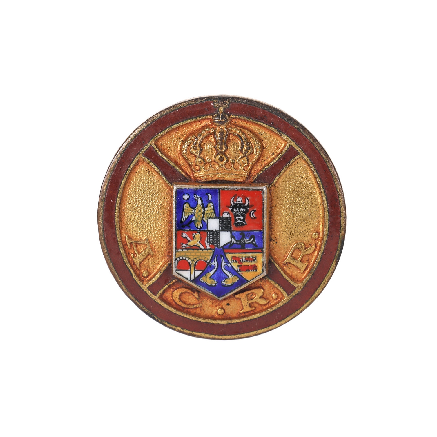 Insigna ”A.C.R.R.” (Automobil Clubul Regal Român), anii '30