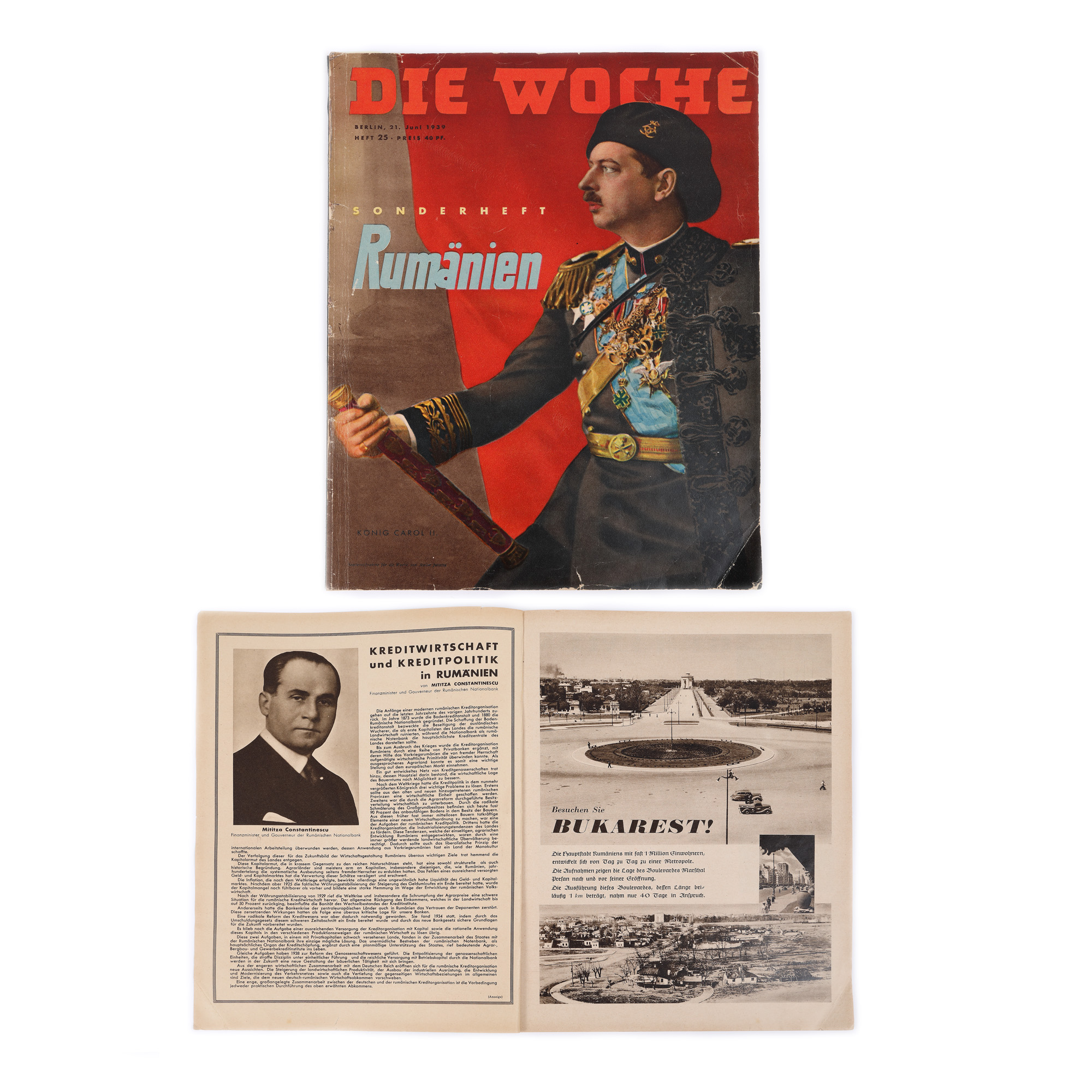 Revista ”Săptămâna”, Berlin, 1939, număr dedicat României