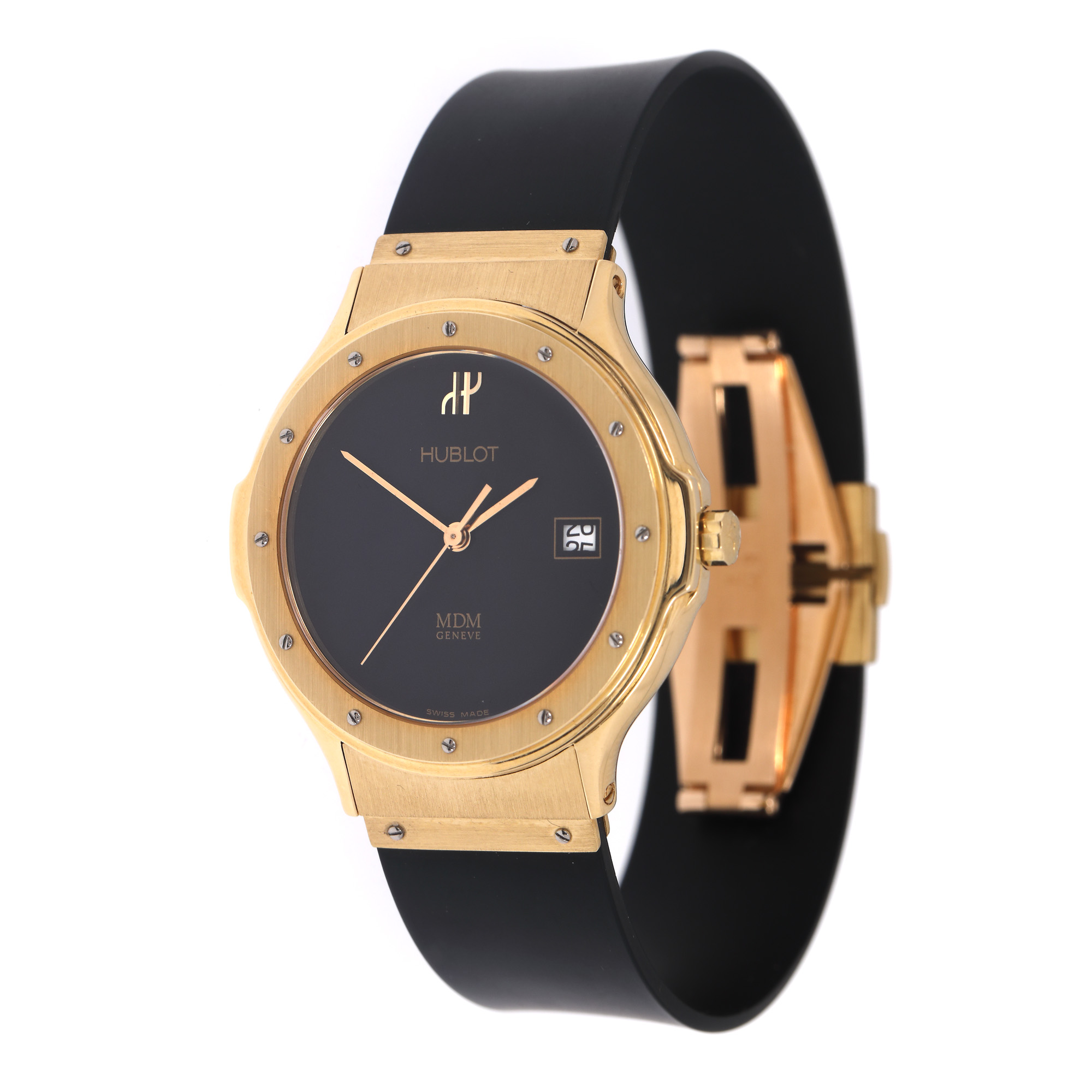 Ceas Hublot MDM Geneve, din aur, de mână, de damă