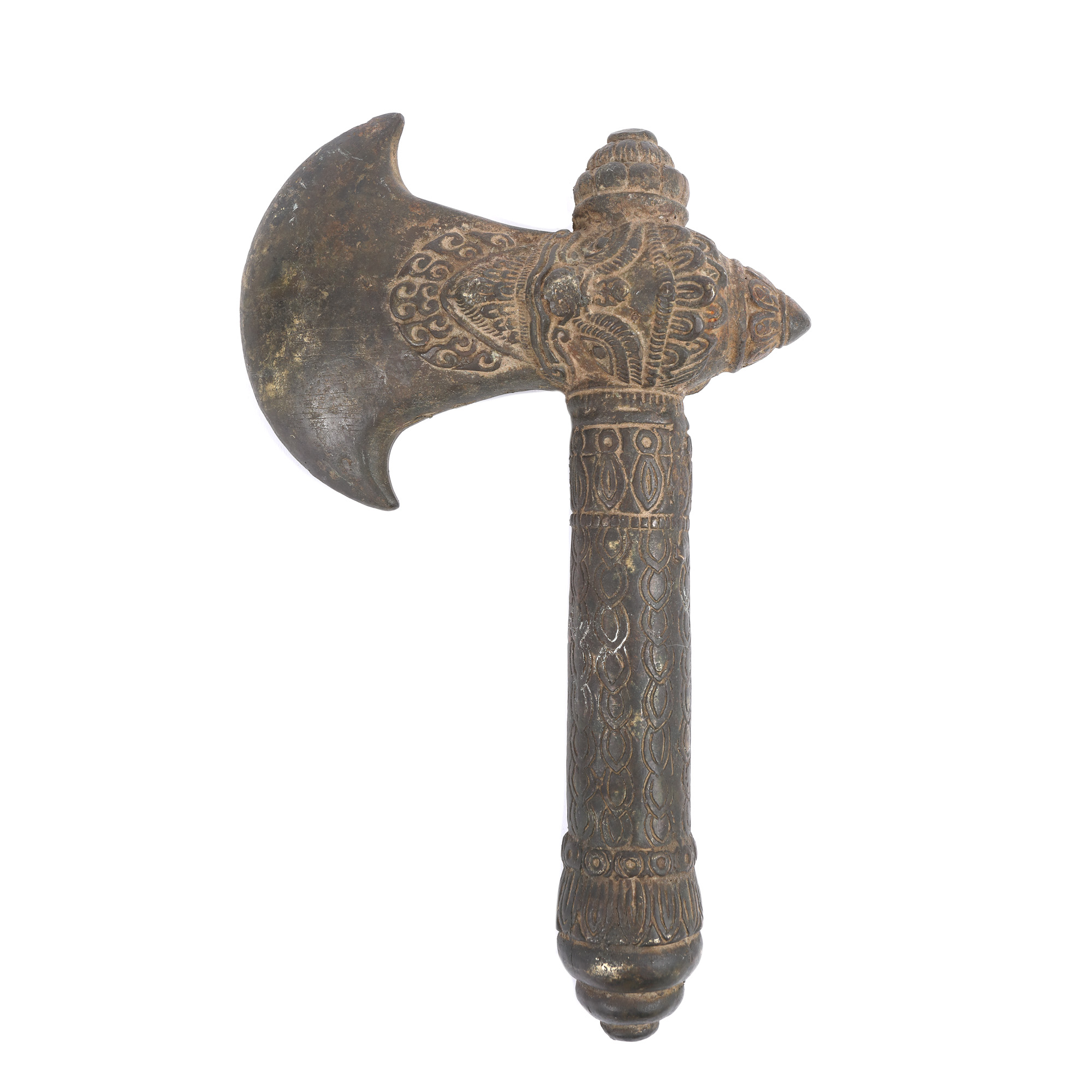 Ritualistic hatchet, Southeast Asia, 18th-19th century