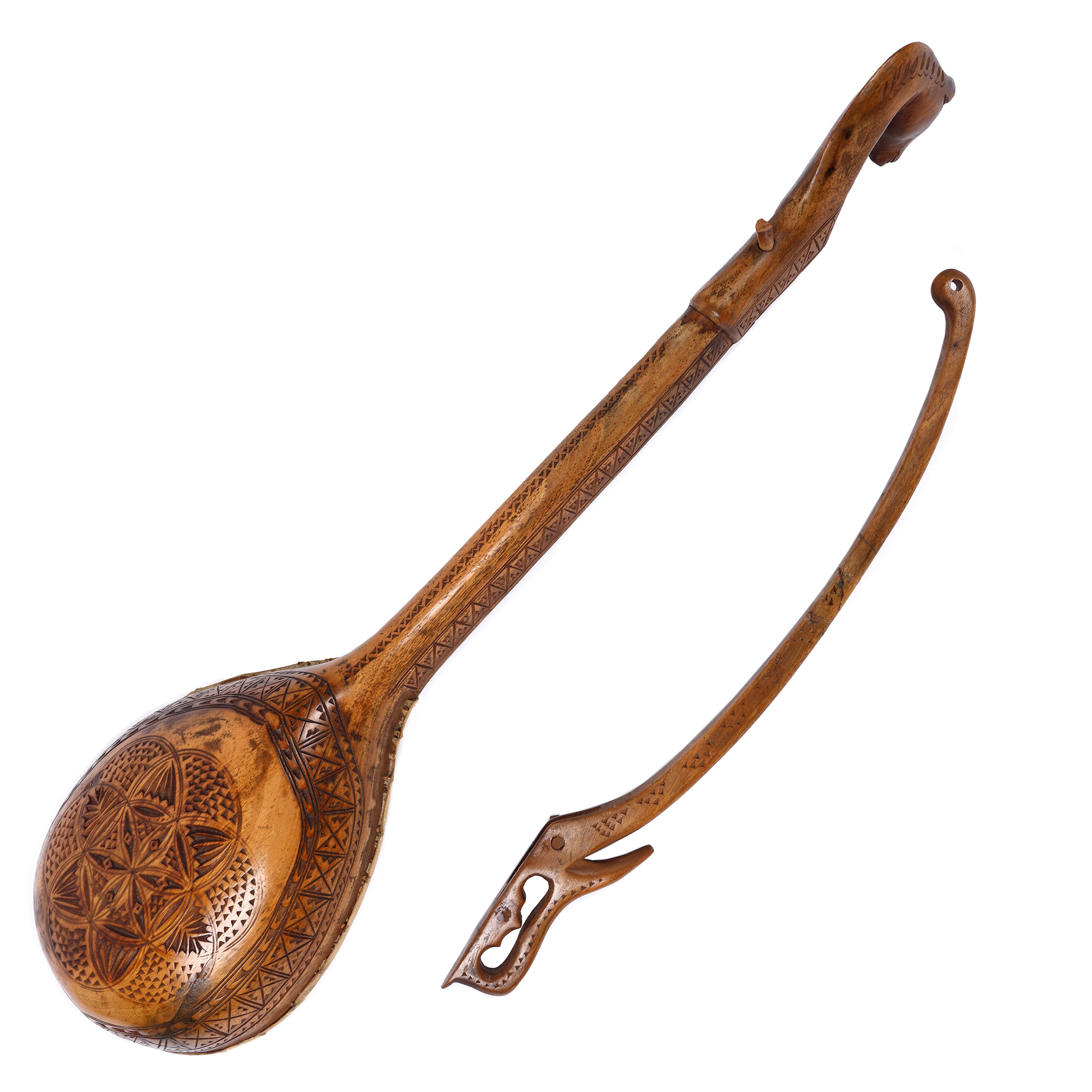Gusle (musical instrument), Banatul Sârbesc, end of the 19th century, comes from the collection of Iulia Gorneanu