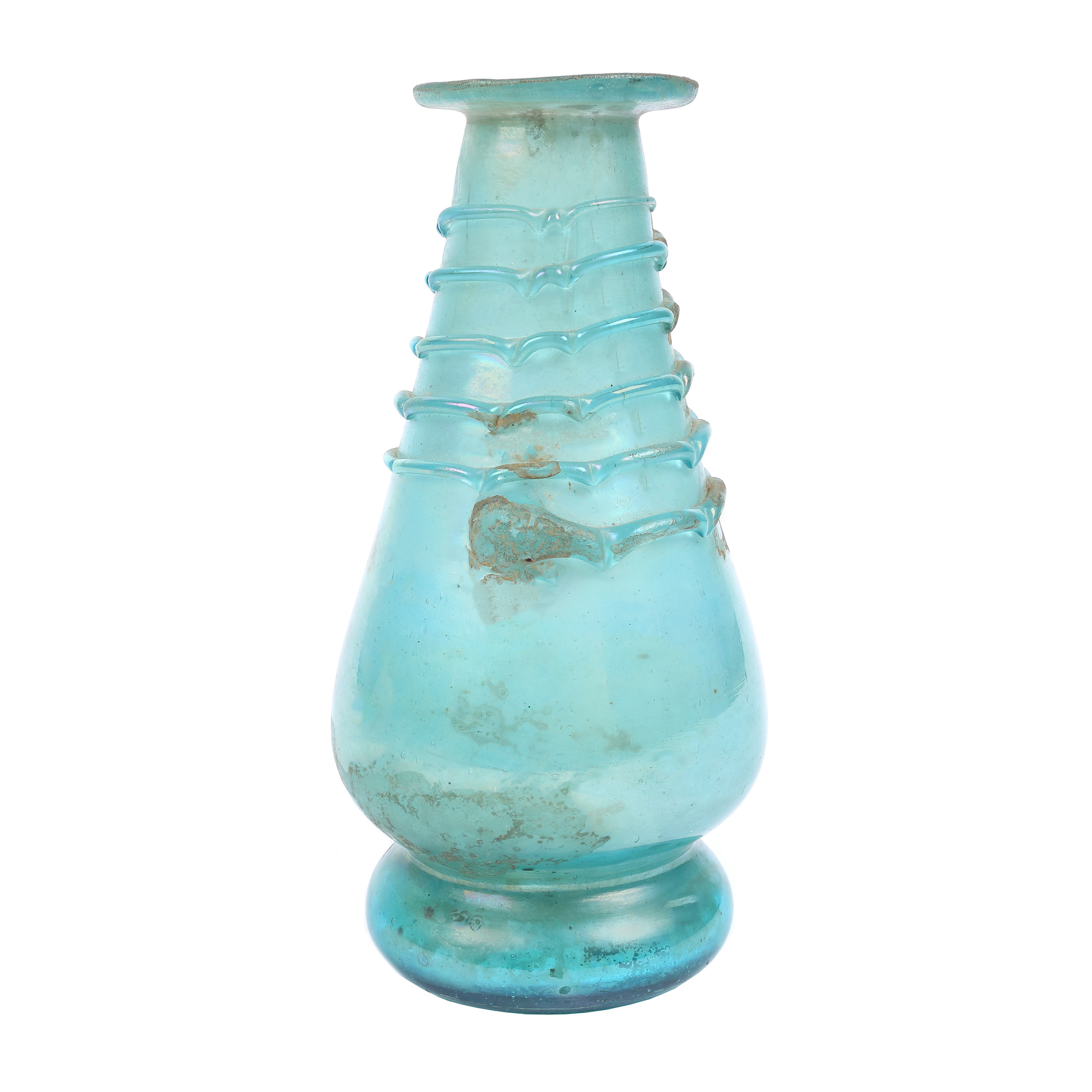Roman glass container, North Africa, I-III AD