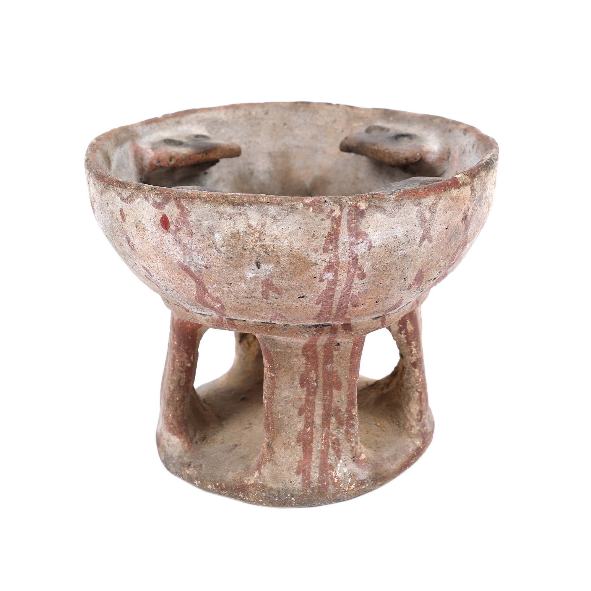 Thymiaterion / incense burner with suspension holes, Hellenistic Age