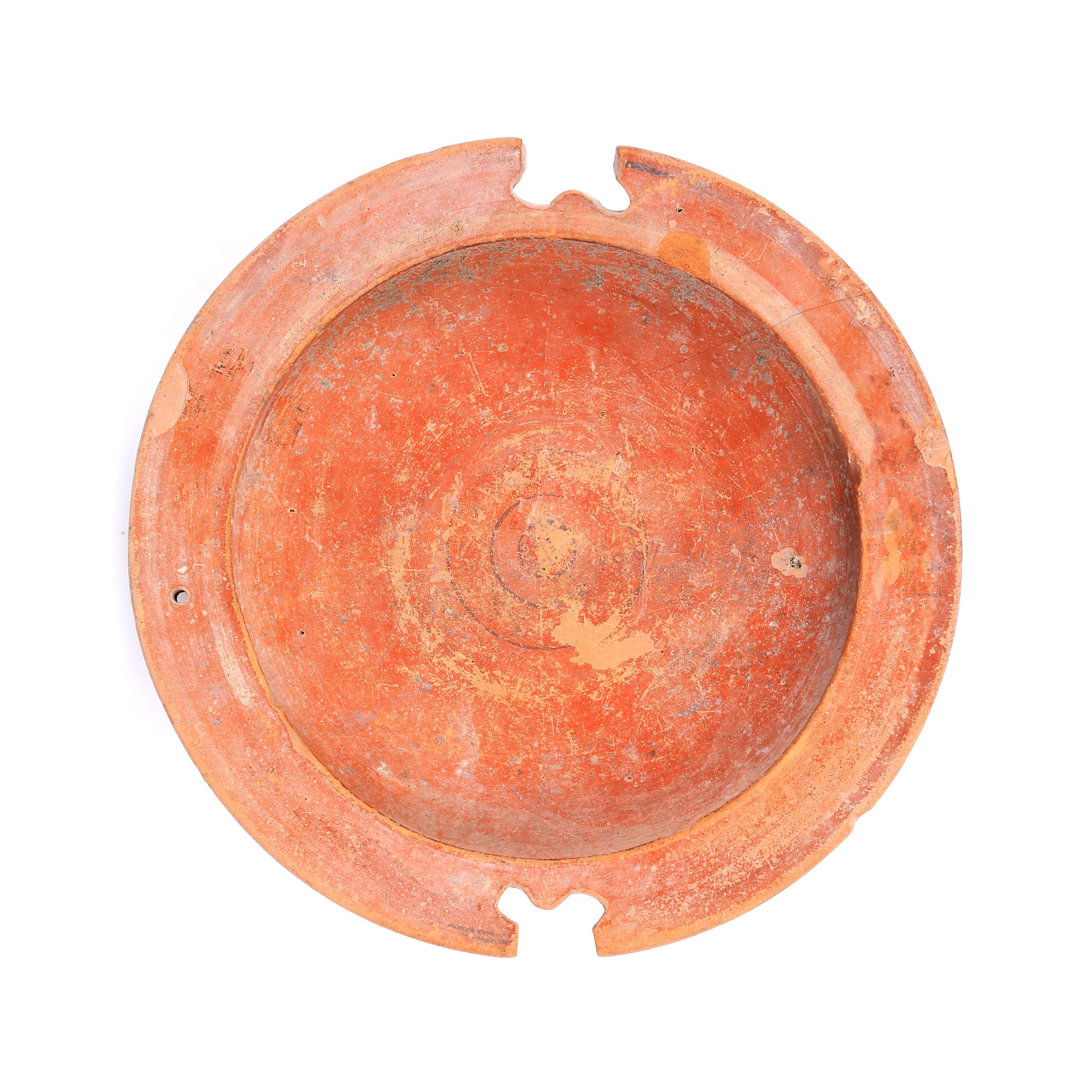 Interesting ceramic plate, used in rituals, Middle Ages