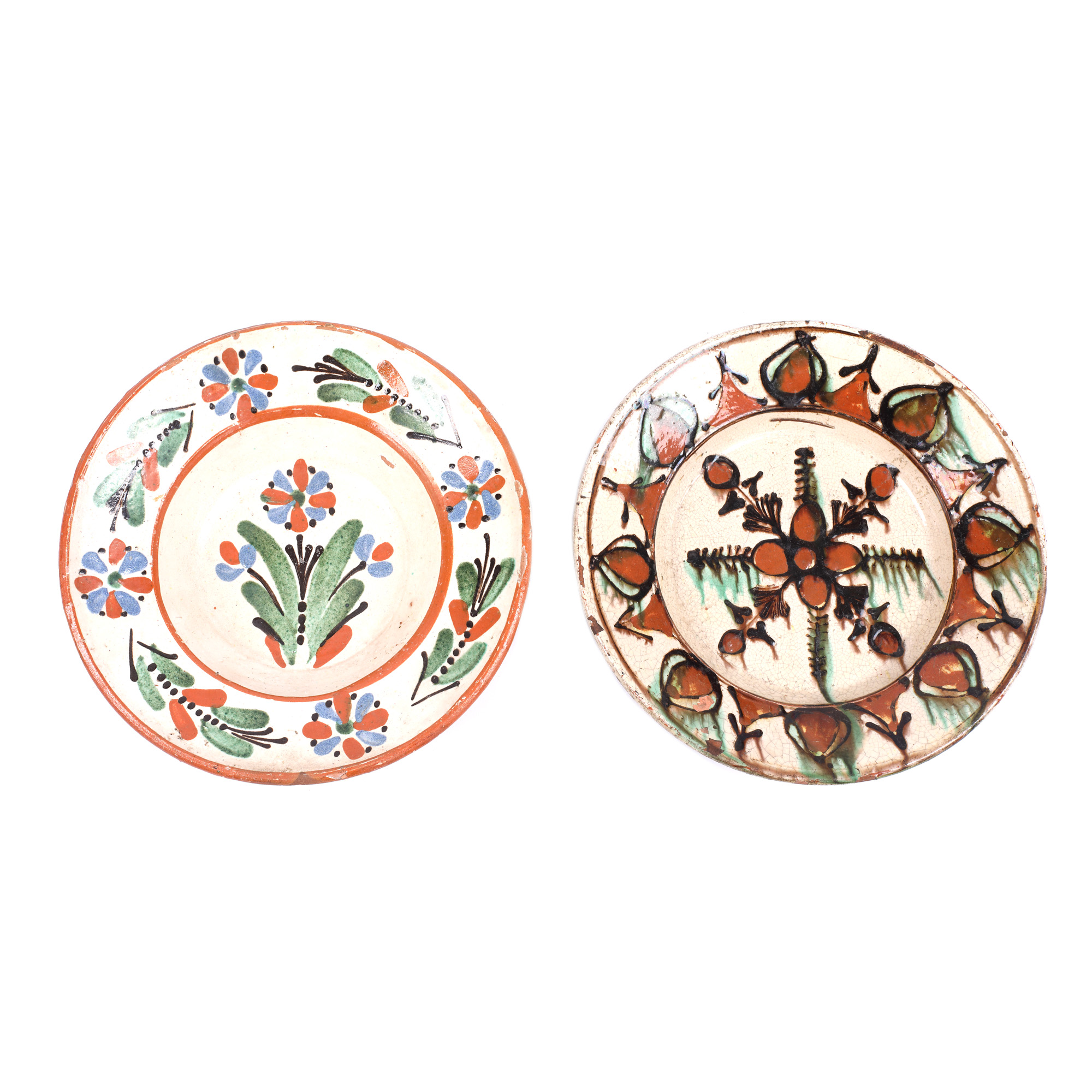 Batch consisting of two plates, Vama-Oaş, Maramureş, end of the 19th century