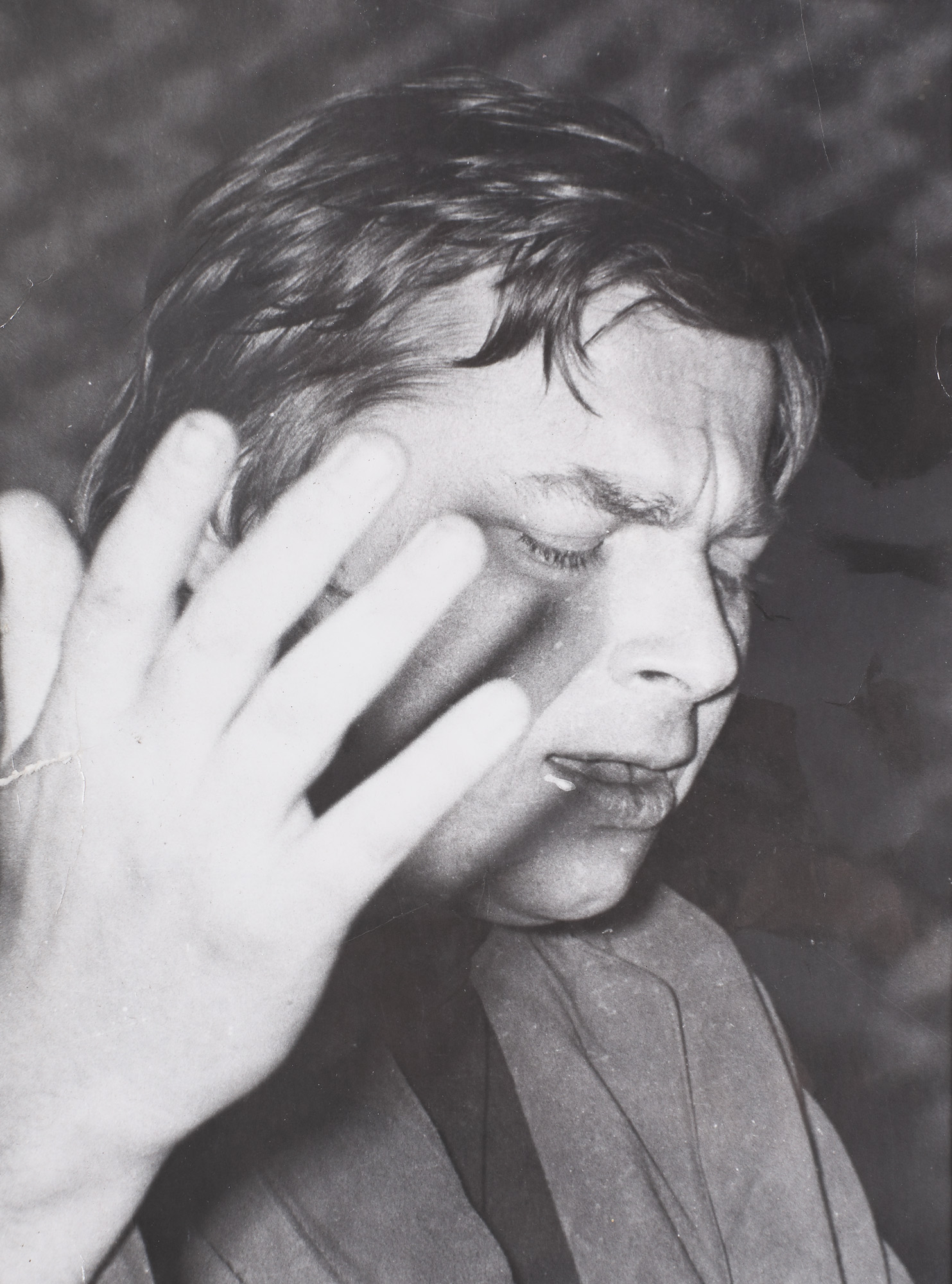 Fotografie ilustrându-l pe Nichita Stănescu, fotograf  Ion Cucu, cca. 1970