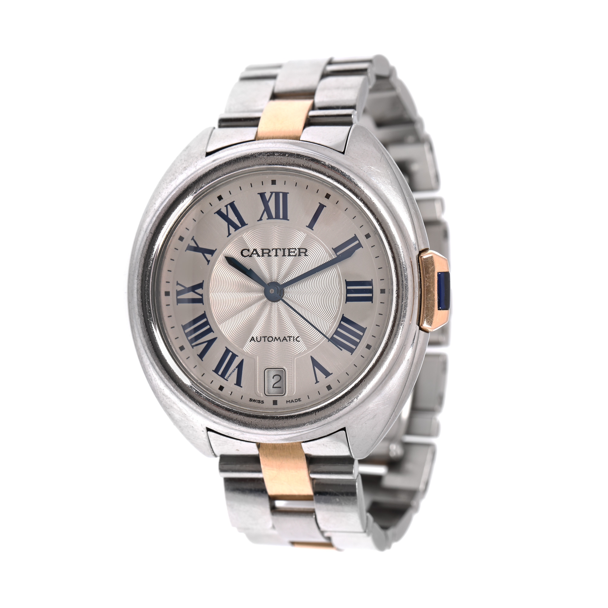 Ceas Cartier Cle de Cartier, din aur și oțel, de mână, de damă