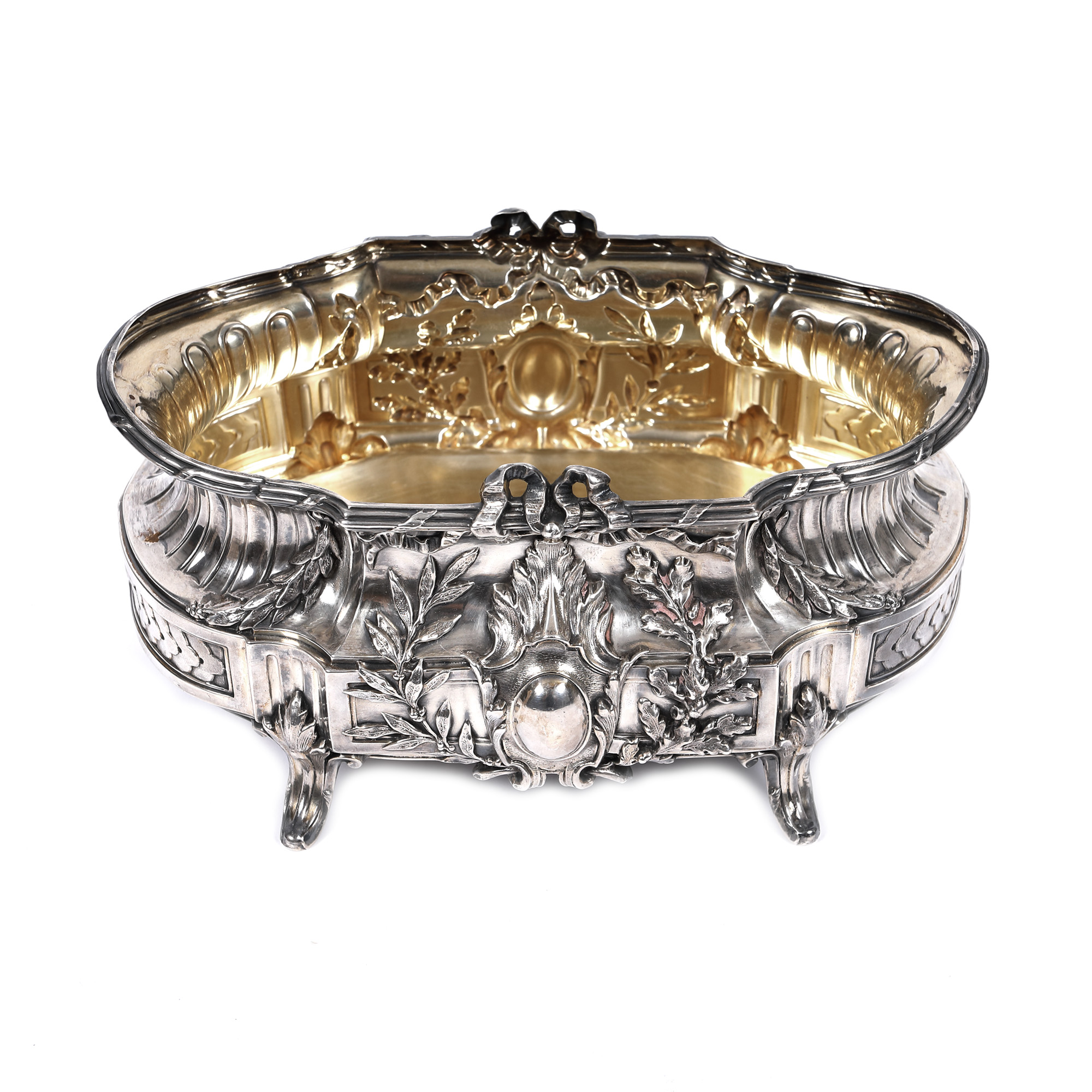 Jardinieră din argint, în manieră Louis XVI, atelier Paul Bouton & Cie., cca. 1896-1904