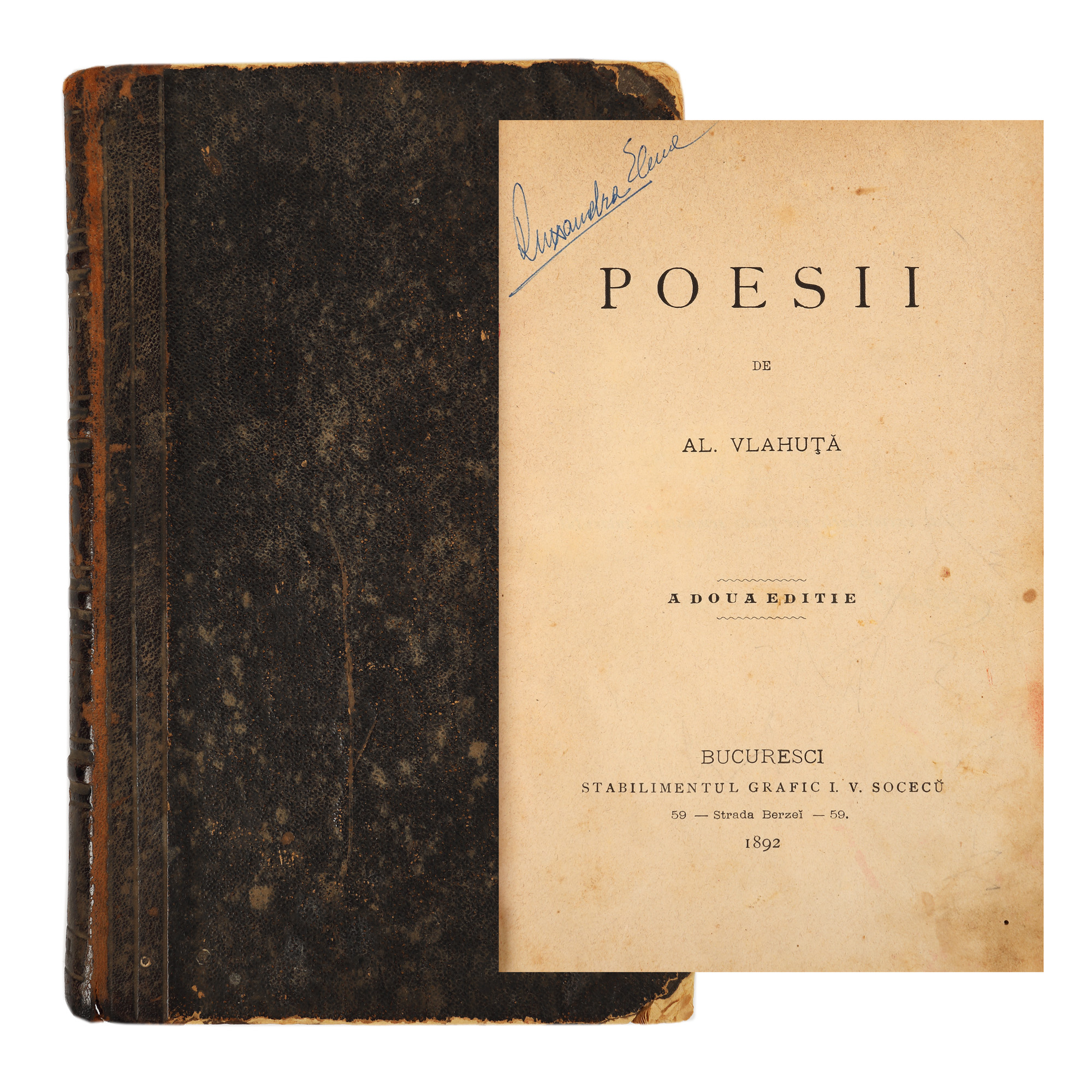 ”Poesii”, de Alexandru Vlahuță, București, 1892