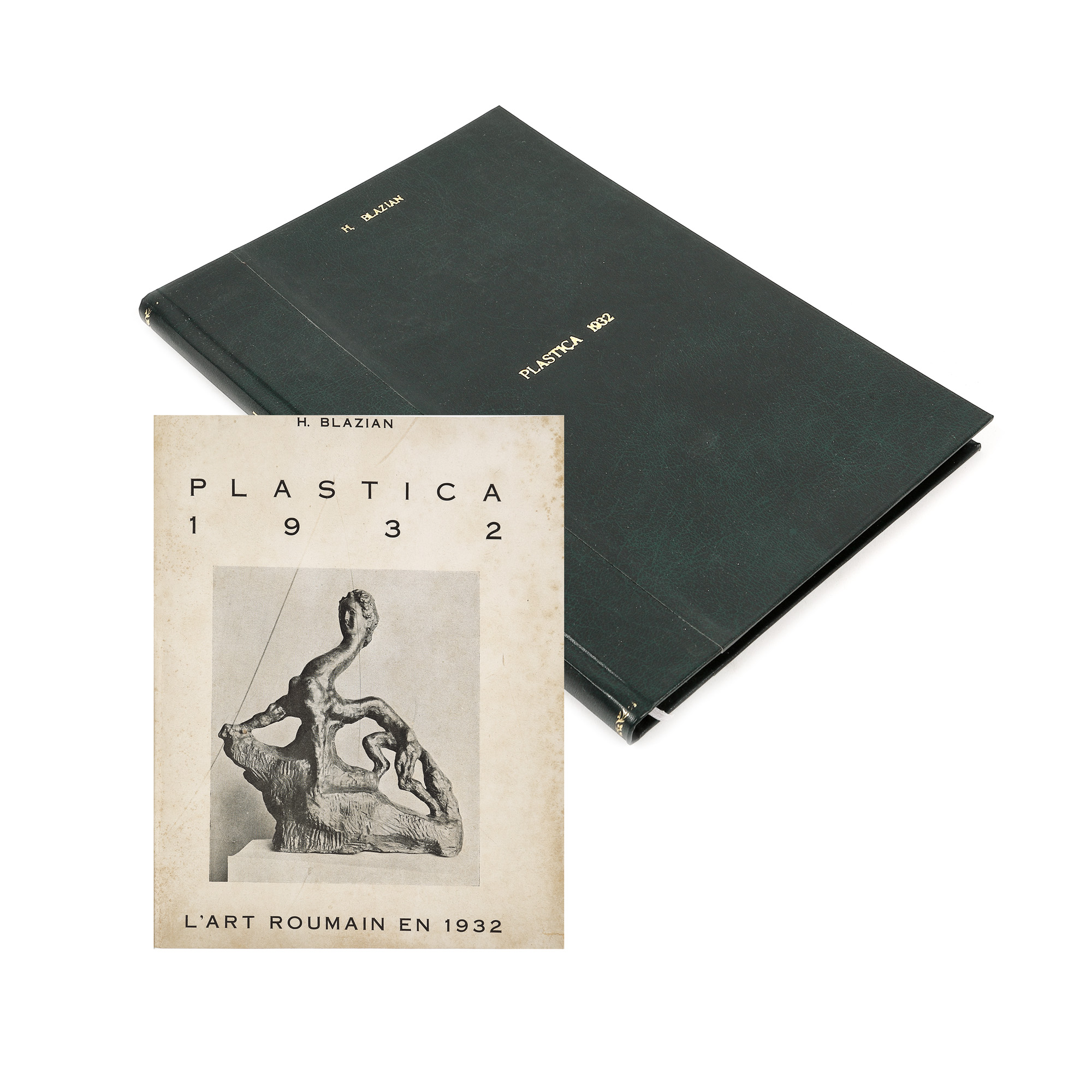 "Plastica 1932", by Henri Blazian, with dedication and handwritten signature of the author