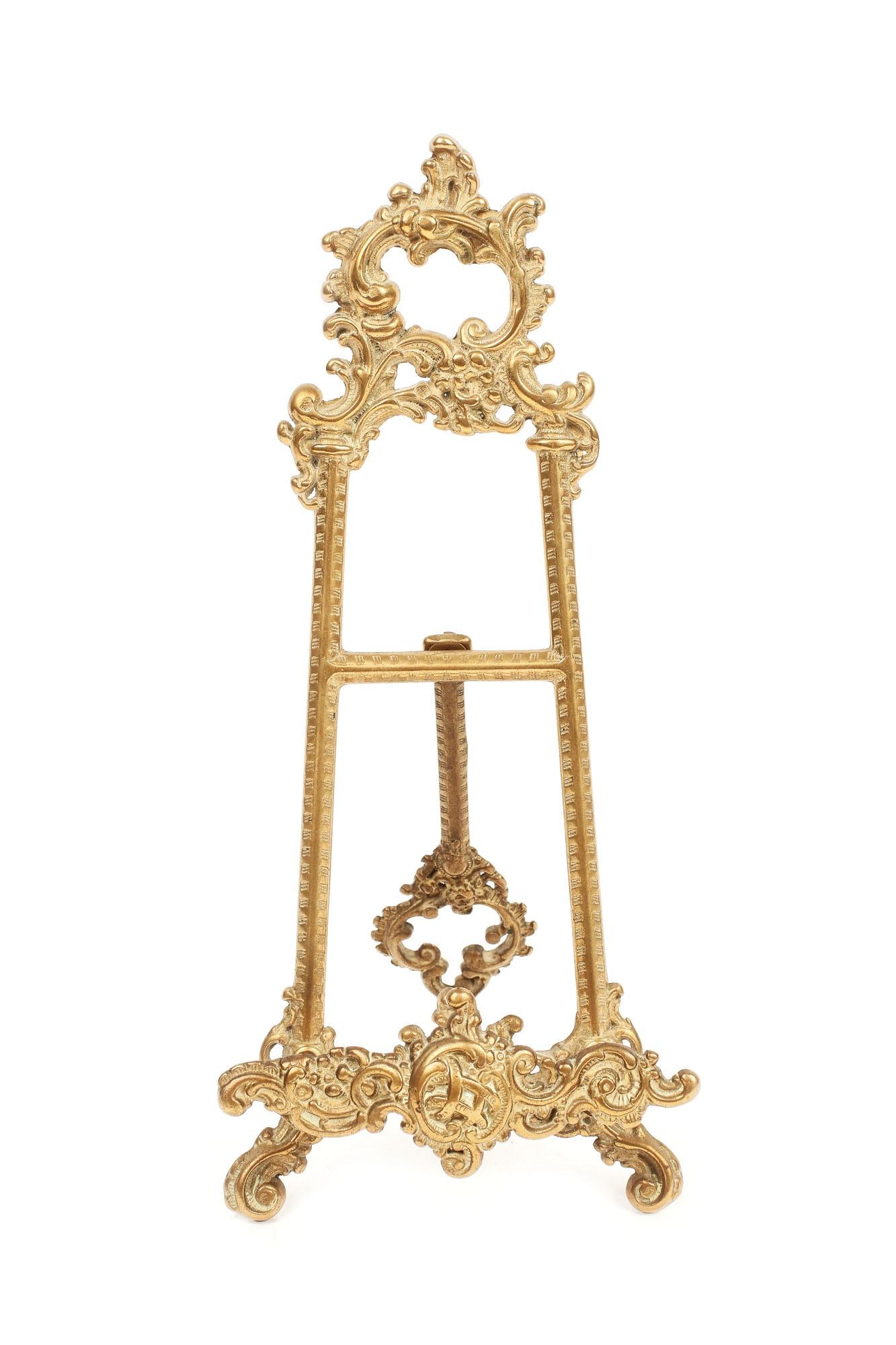 Mic șevalet decorativ, din bronz