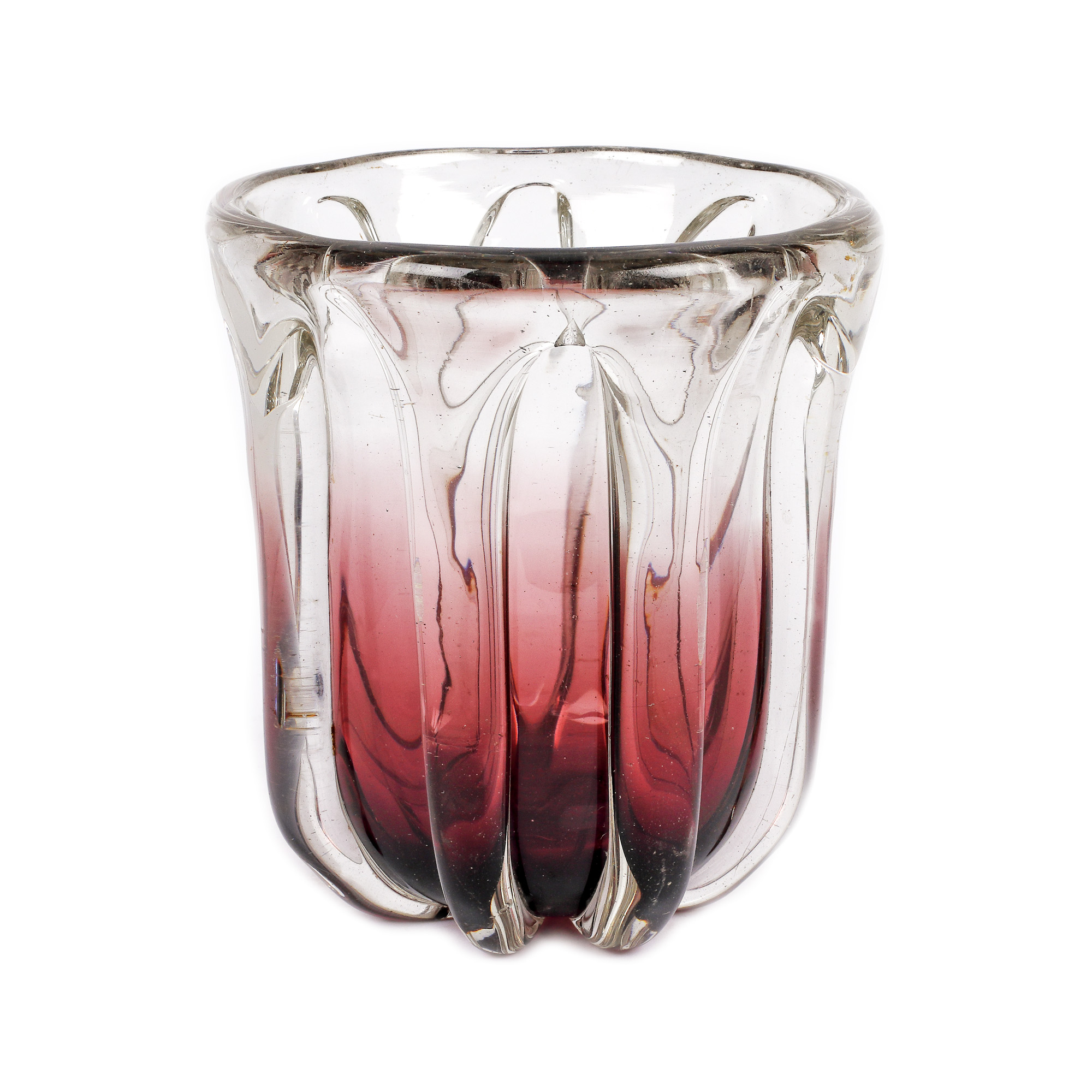 Vază Charles Schneider din cristal, cca. 1950