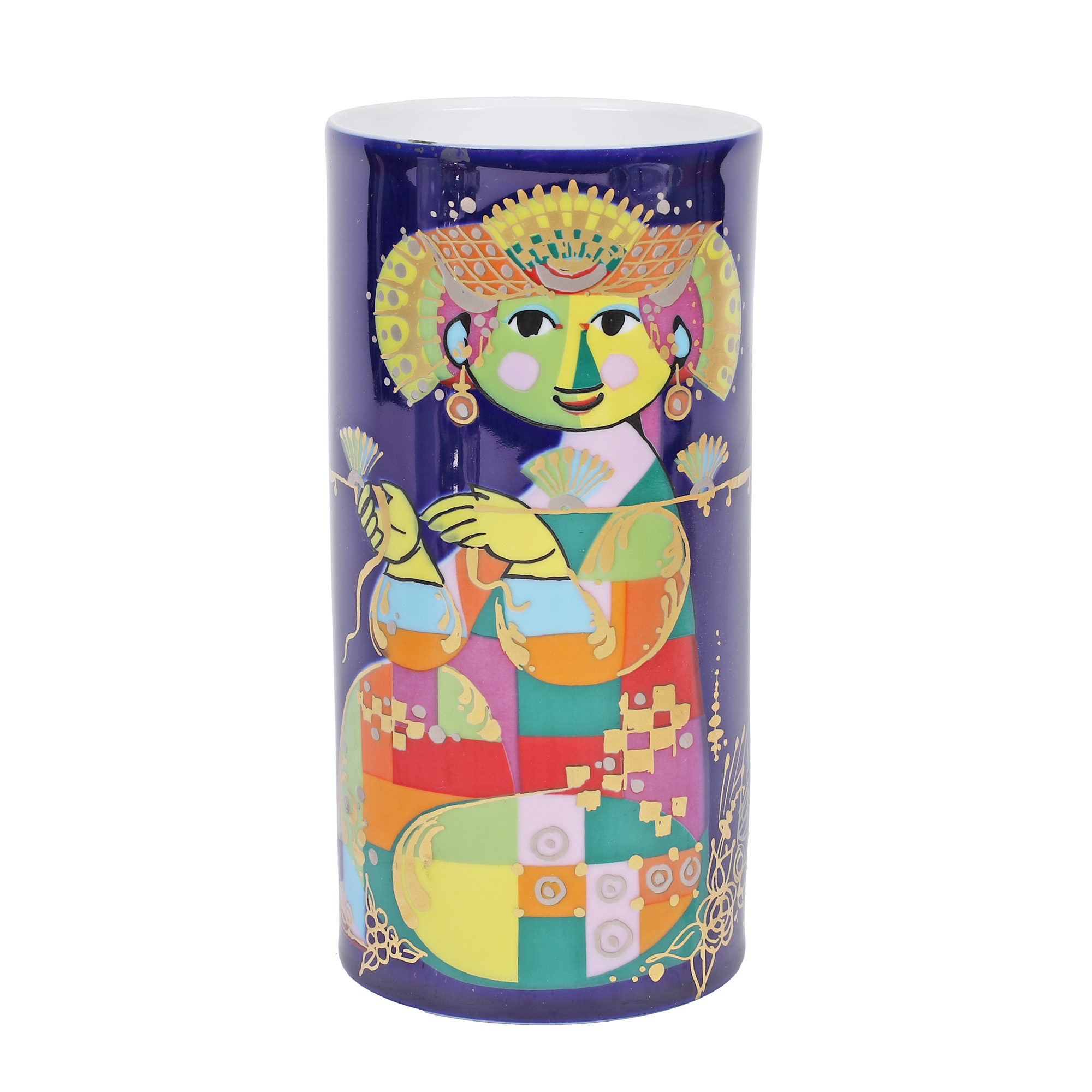 Rosenthal Studio Linie porcelain vase, "1001 Nights" collection, designed by Bjorn Wiinblad, approx. 1970-1980