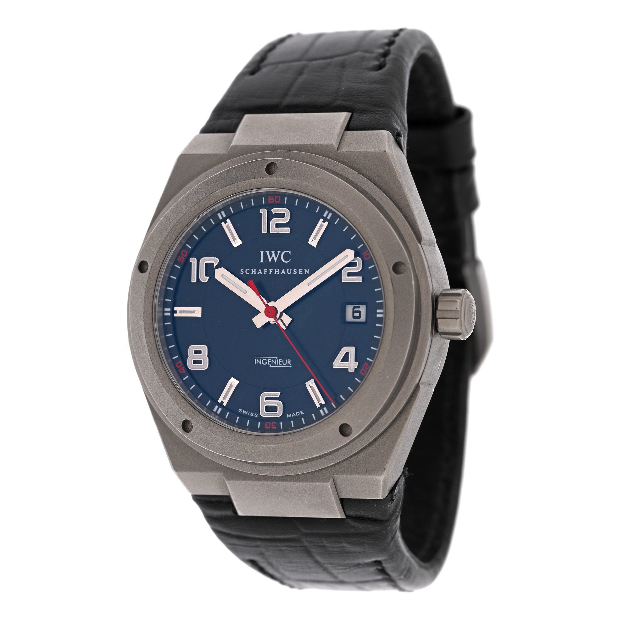 IWC Ingenieur wristwatch, titanium, AMG edition, men's
