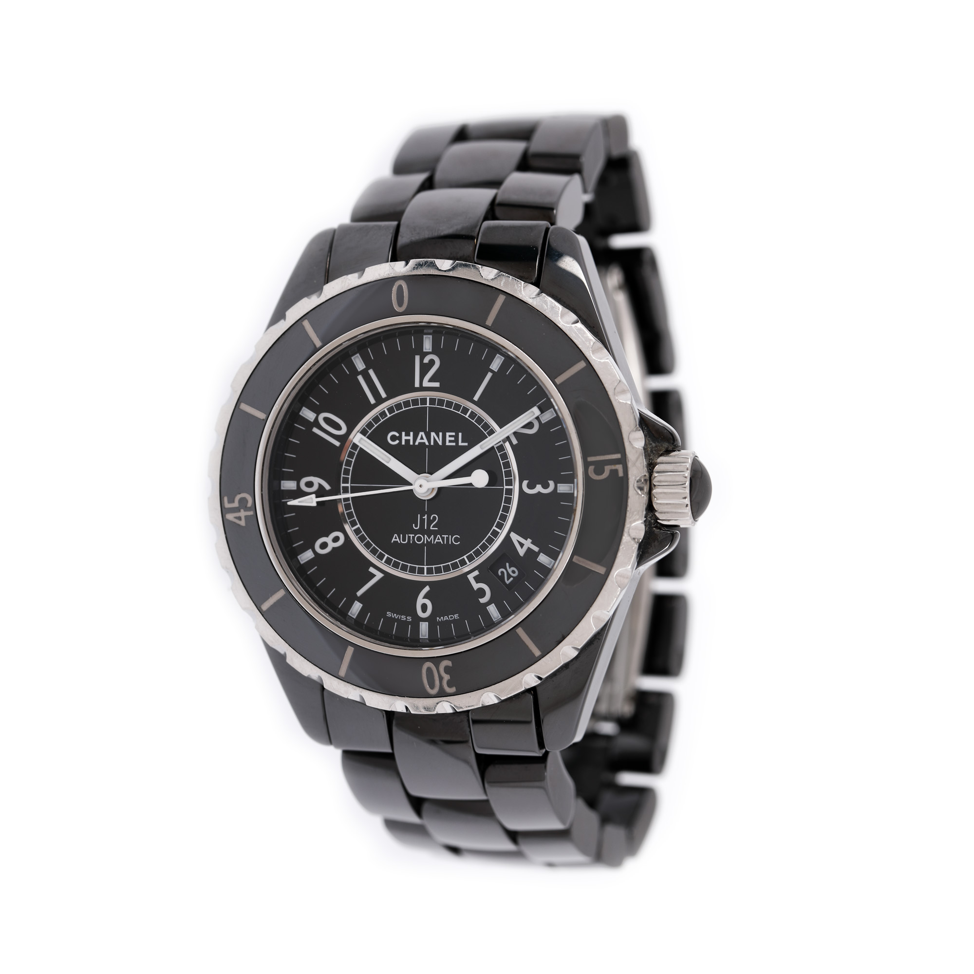 Ceas Chanel J12, din ceramică, de mână, unisex