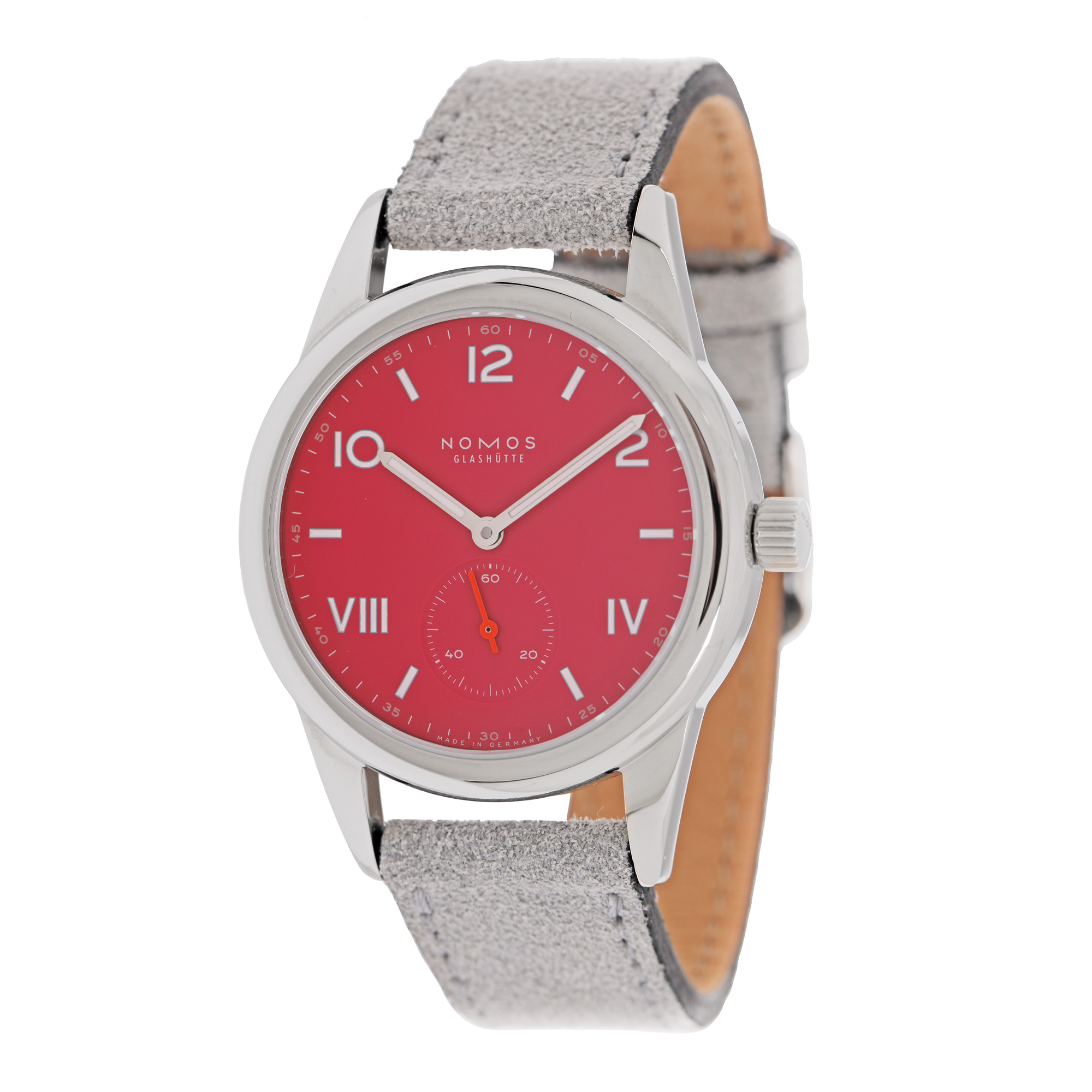 Ceas Nomos Glashutte Club Campus, de mână, unisex, nou, în cutia originală, cu card de garanție