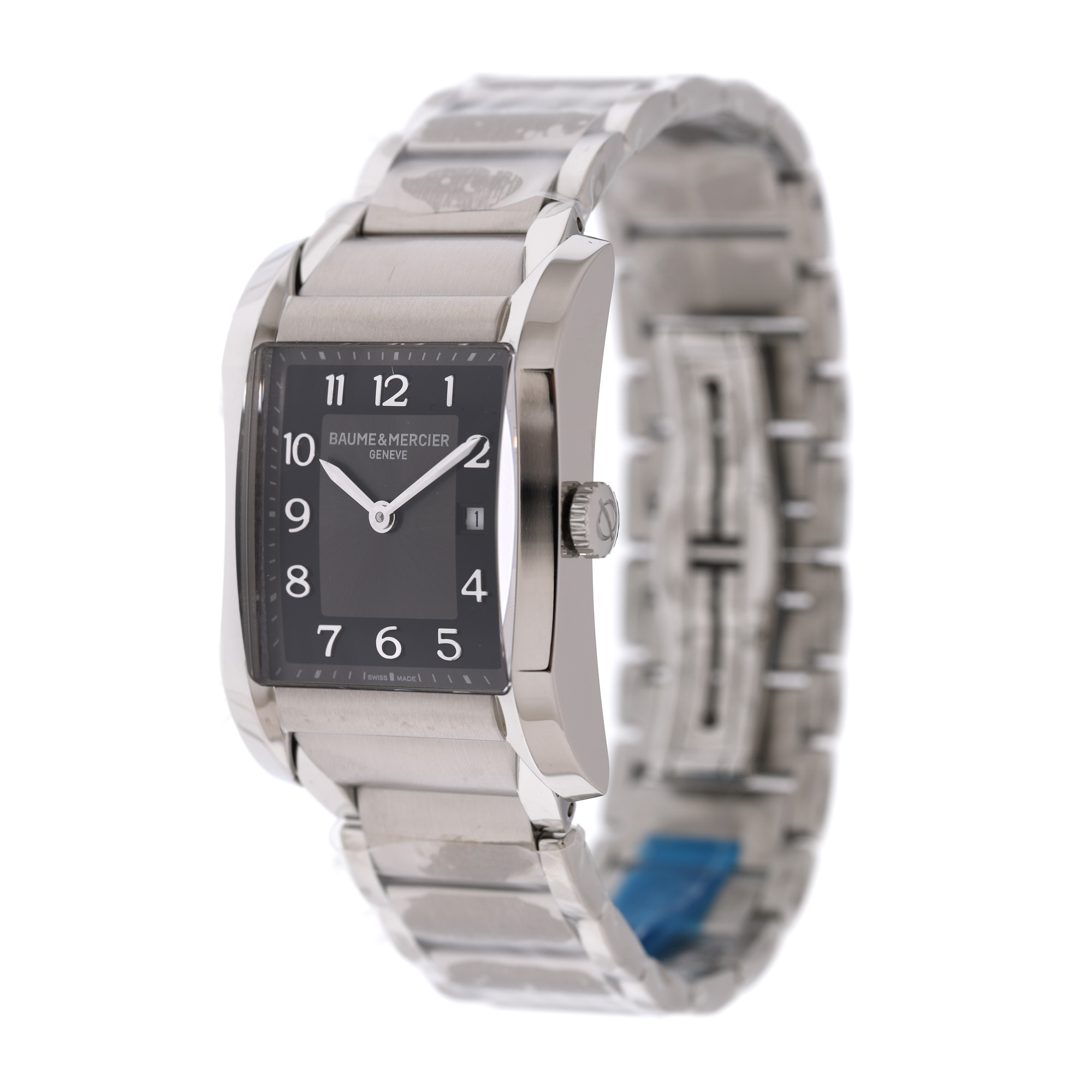 Baume & Mercier Hampton wristwatch, women's, new, original box, guarantee card