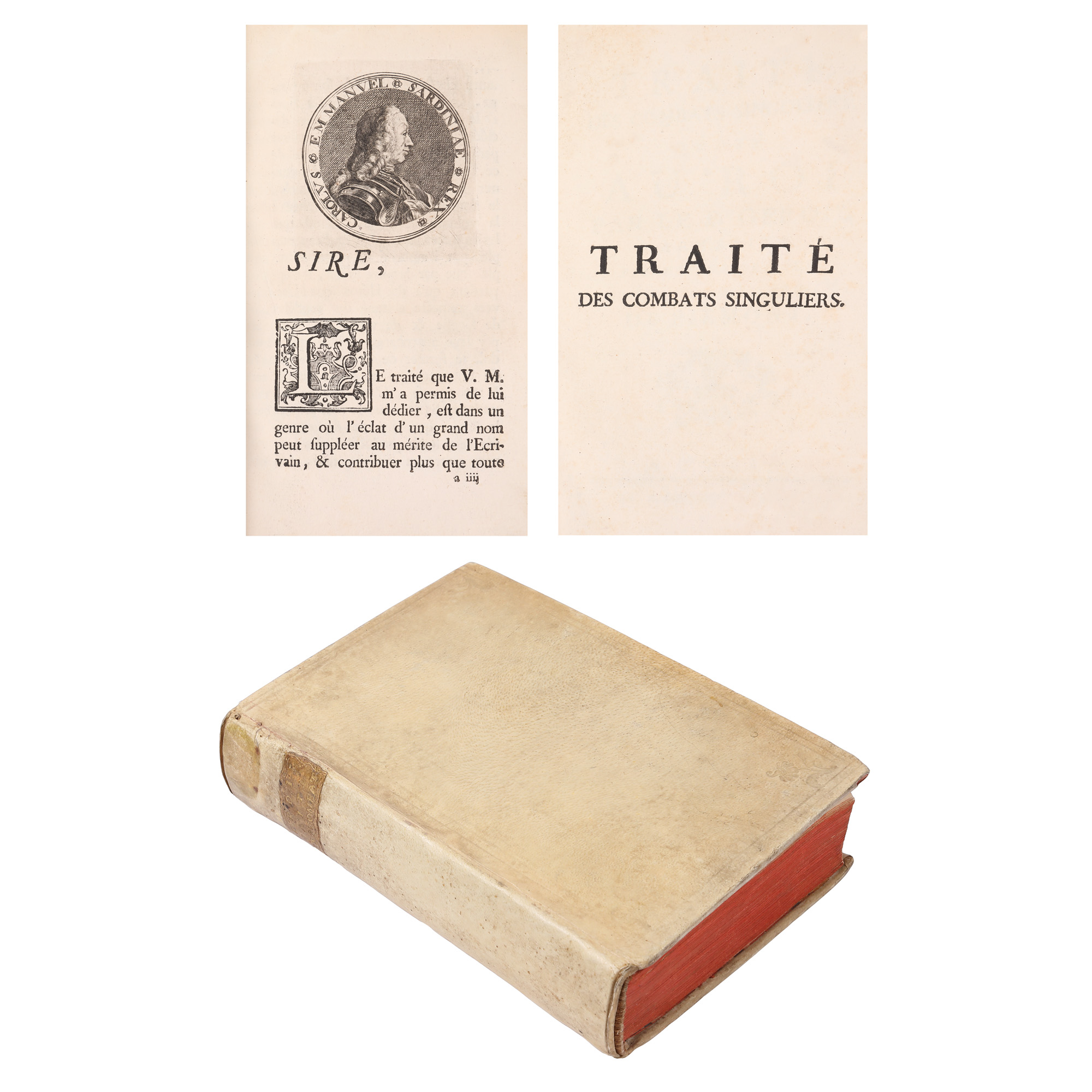 ”Tratat de luptă în doi”, de Giacinto Sigismondo Gerdil, franceză, Torino, 1759