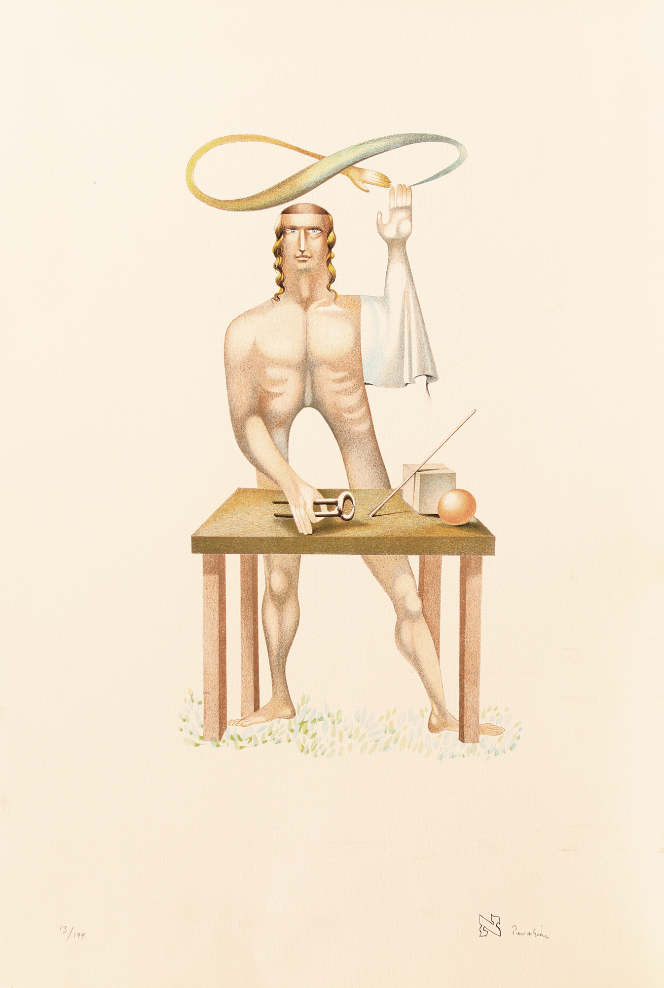 The Magician (from the Hebrew Alphabet series)