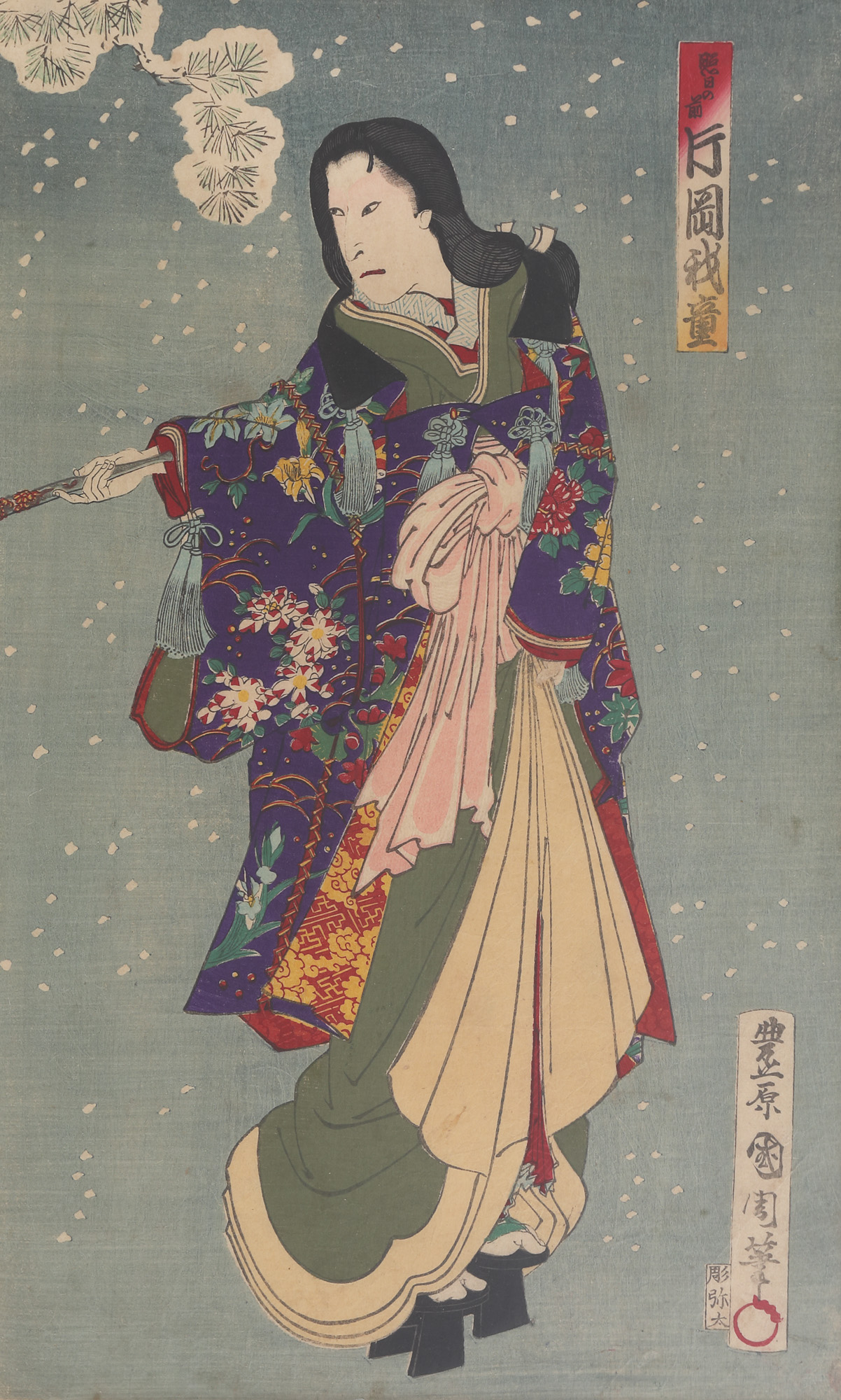 Actorul kabuki Iwai Matsunosuke