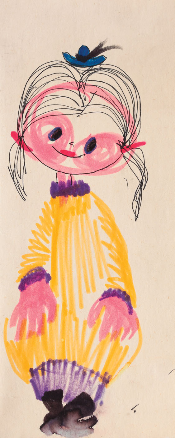Girl with Pigtails