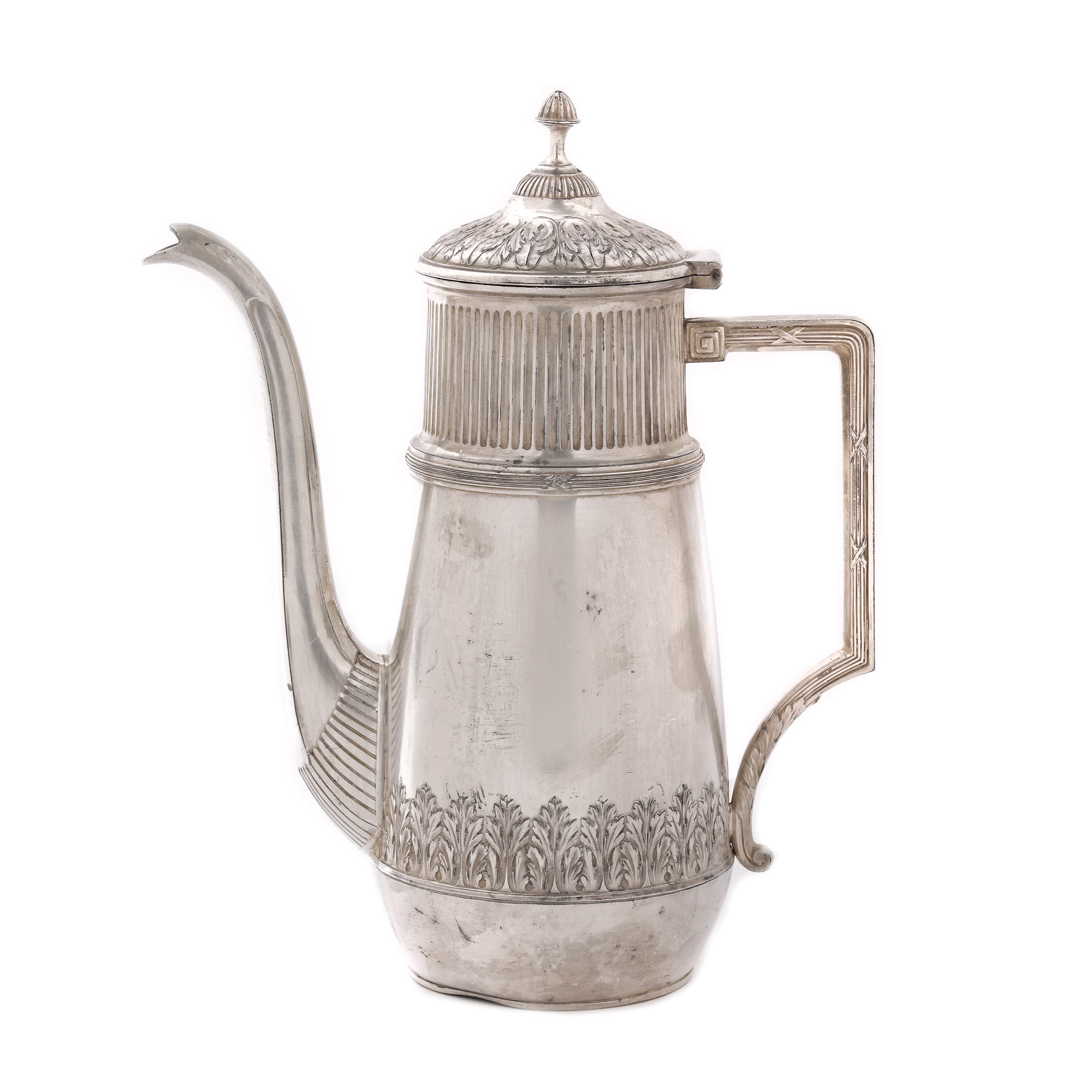 Cafetieră Orivit decorată în manieră Neoclasică, cca. 1900-1910