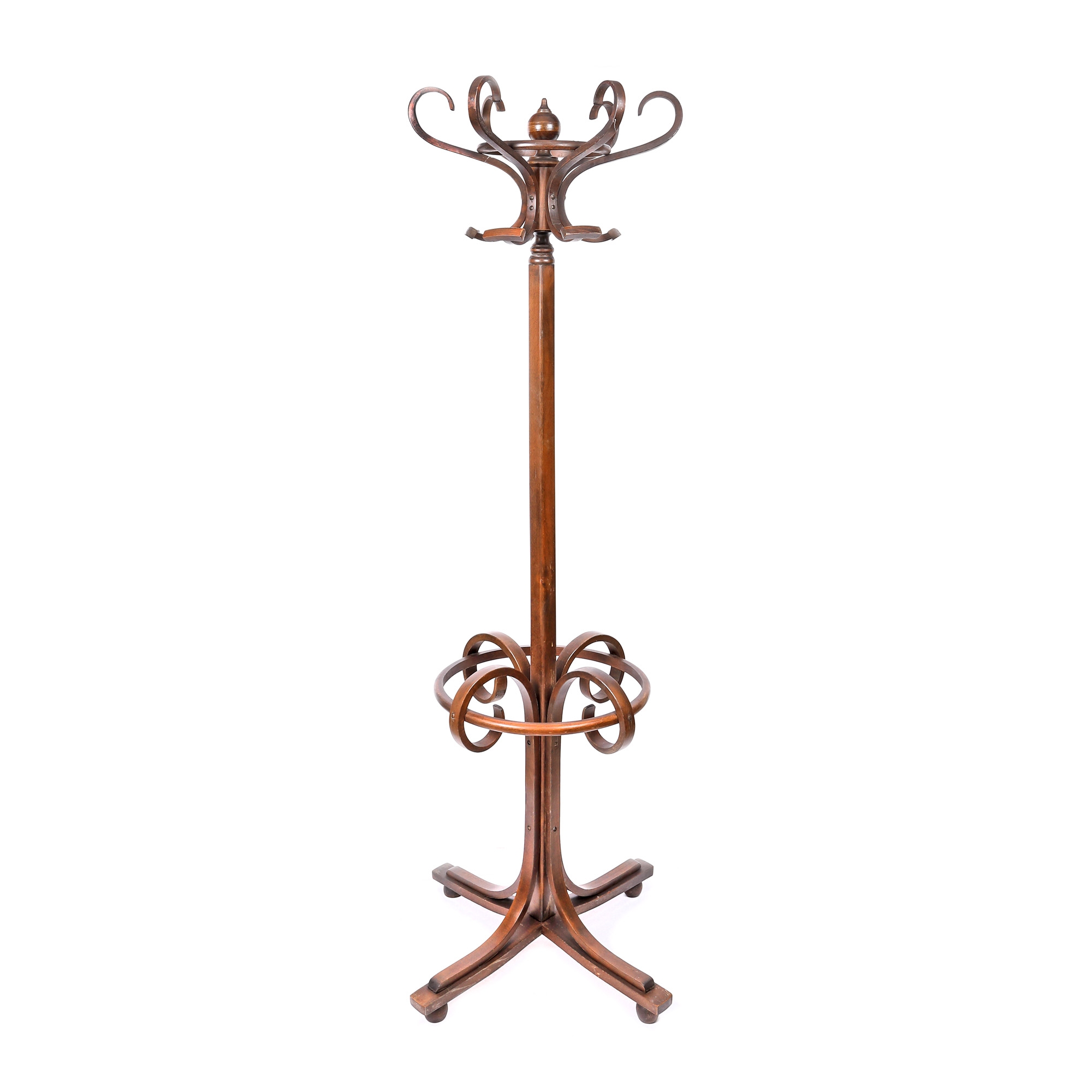 Cuier din lemn, de inspirație Thonet