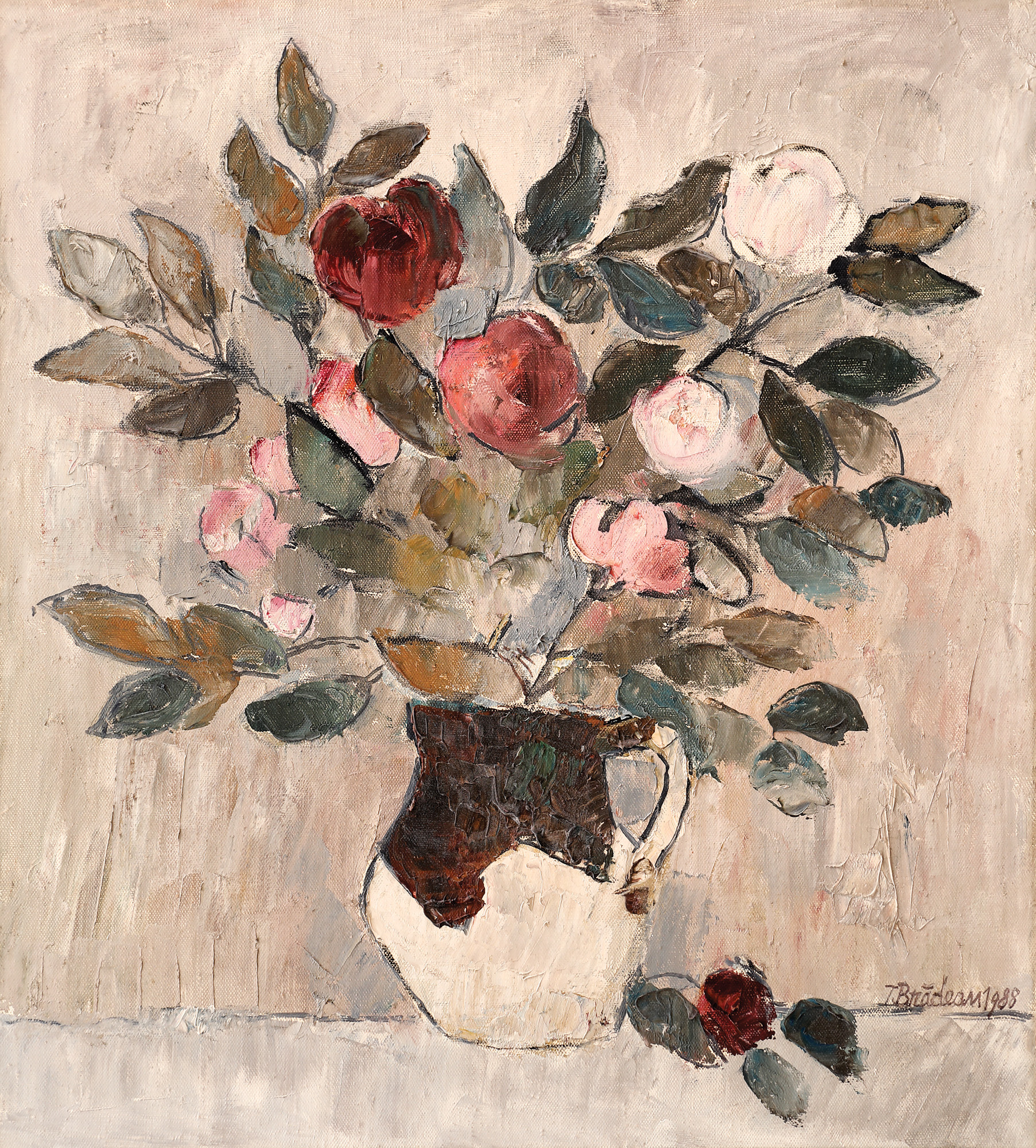 Vase with Roses
