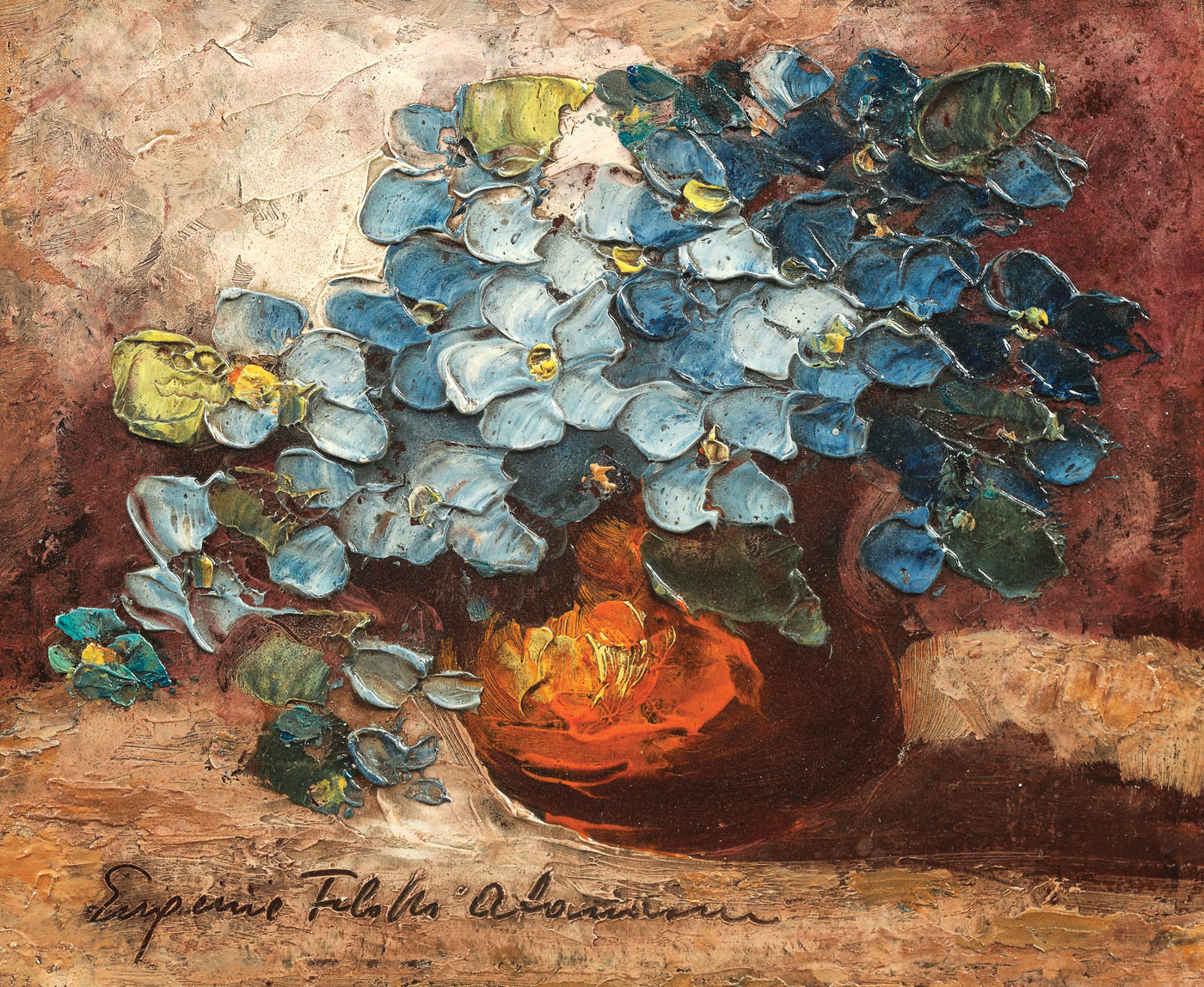 Pitcher with Cornflowers