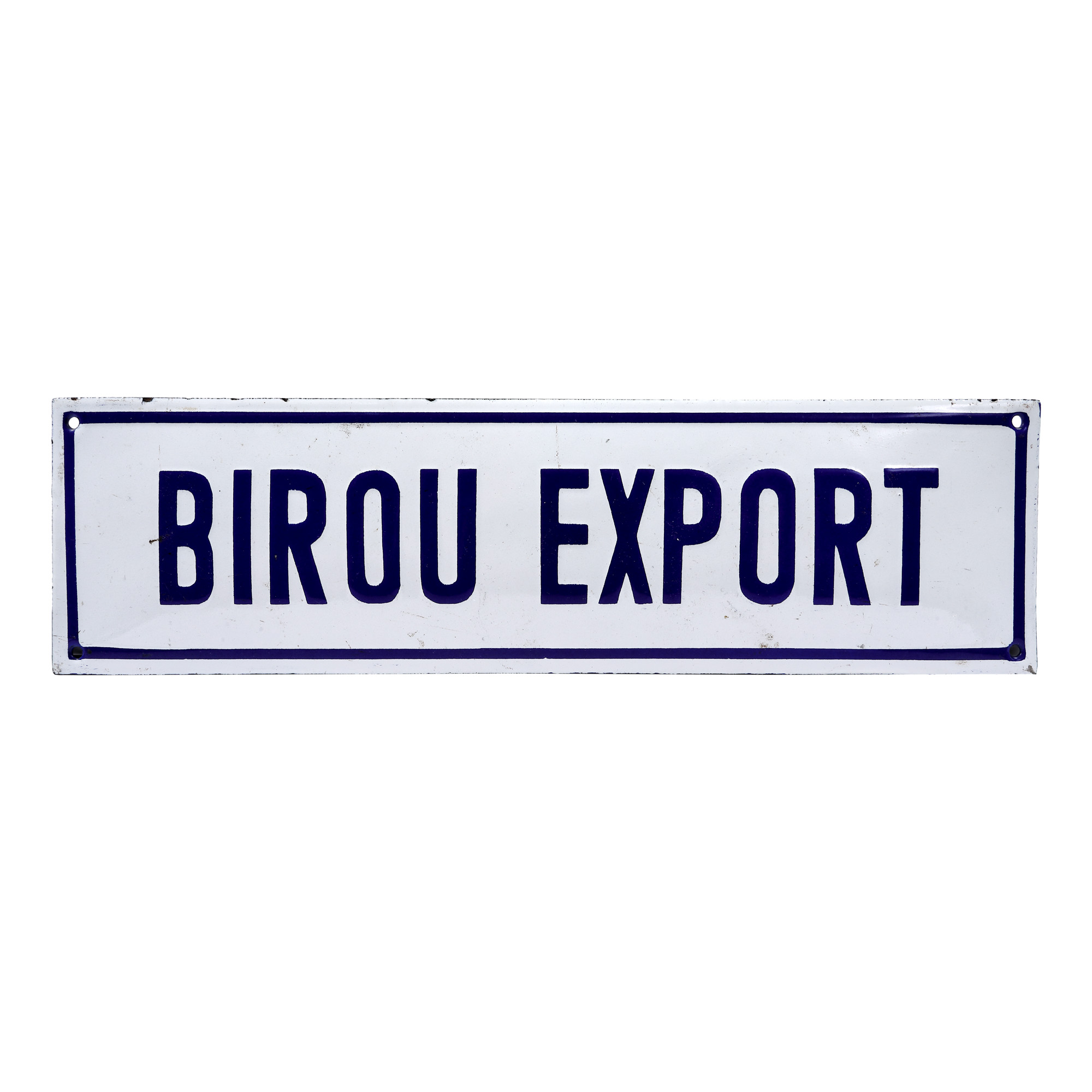 Plăcuță Metalică, Birou Export